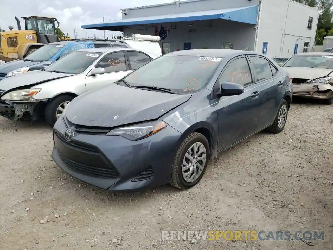 2 Photograph of a damaged car 2T1BURHE6KC151175 TOYOTA COROLLA 2019