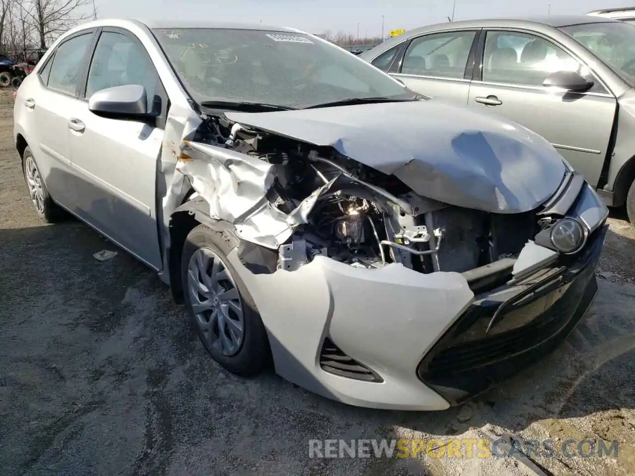 1 Photograph of a damaged car 2T1BURHE6KC151211 TOYOTA COROLLA 2019