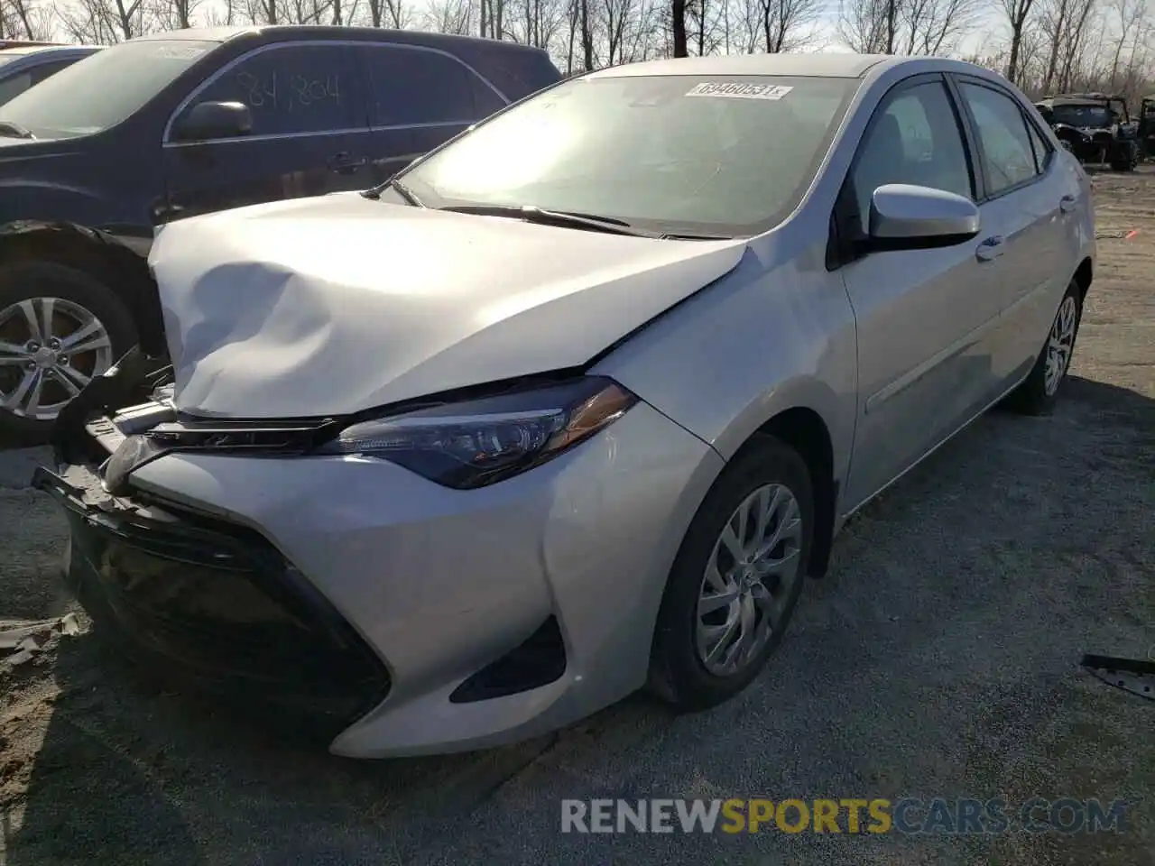 2 Photograph of a damaged car 2T1BURHE6KC151211 TOYOTA COROLLA 2019