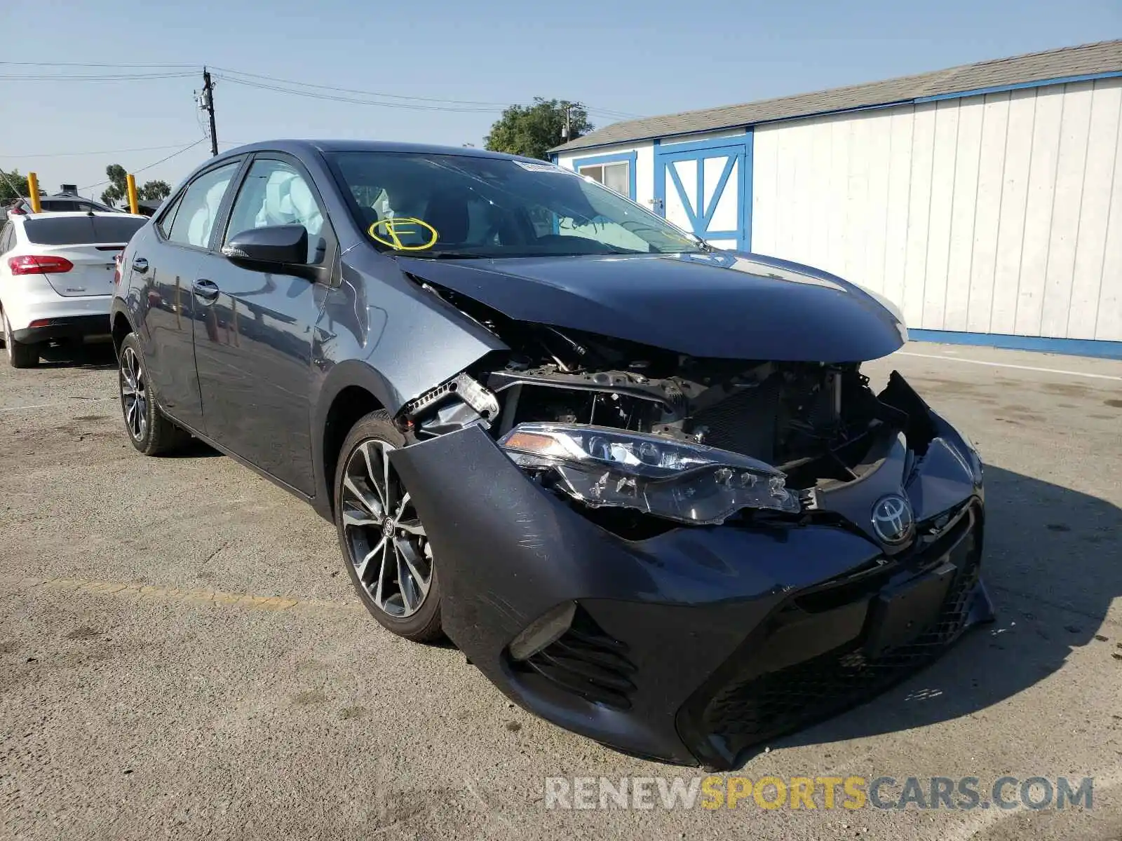 1 Photograph of a damaged car 2T1BURHE6KC152049 TOYOTA COROLLA 2019