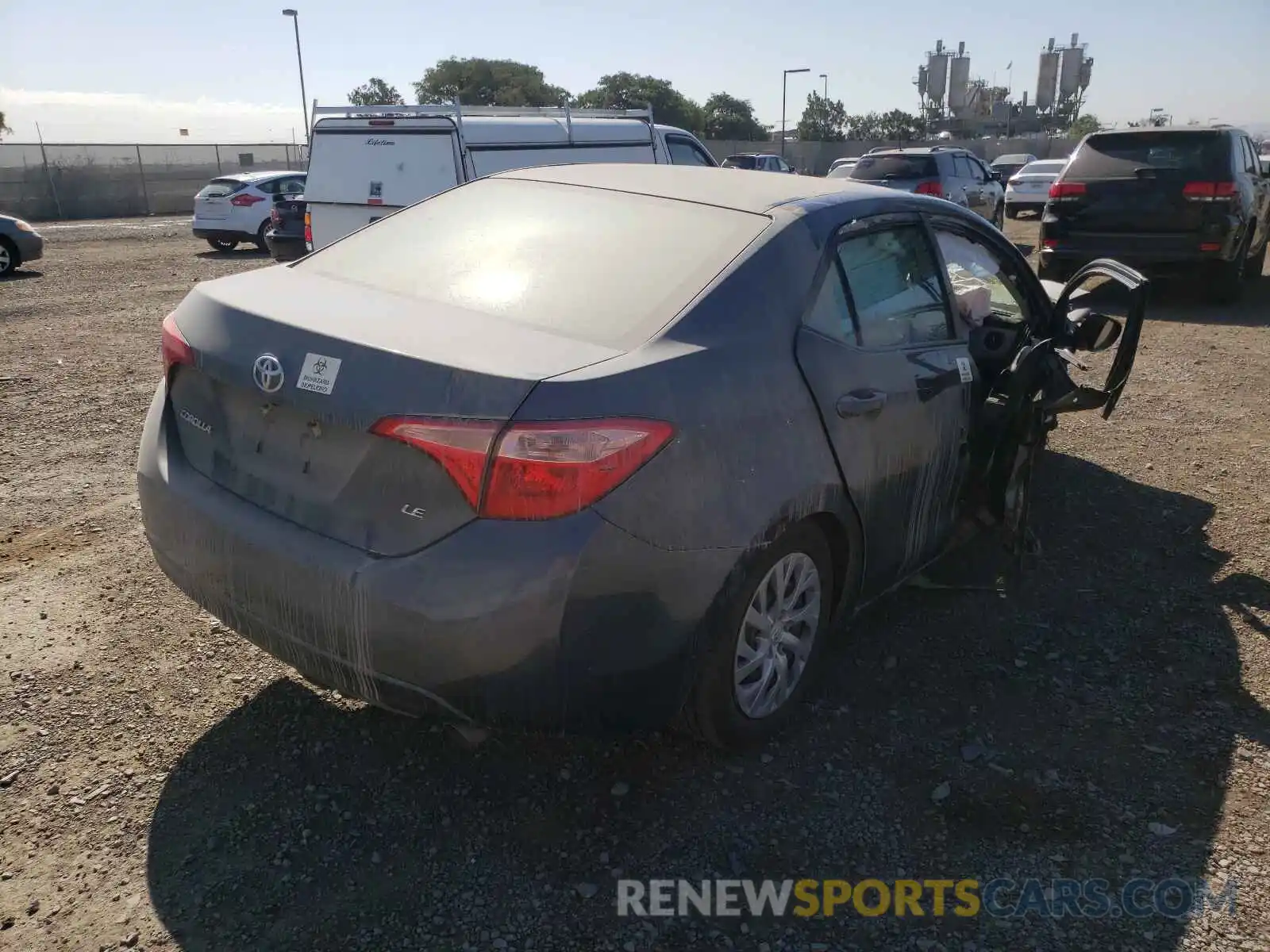 4 Photograph of a damaged car 2T1BURHE6KC152164 TOYOTA COROLLA 2019