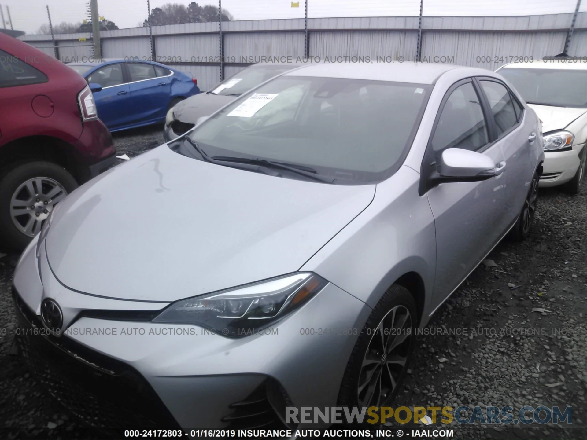 2 Photograph of a damaged car 2T1BURHE6KC153508 TOYOTA COROLLA 2019