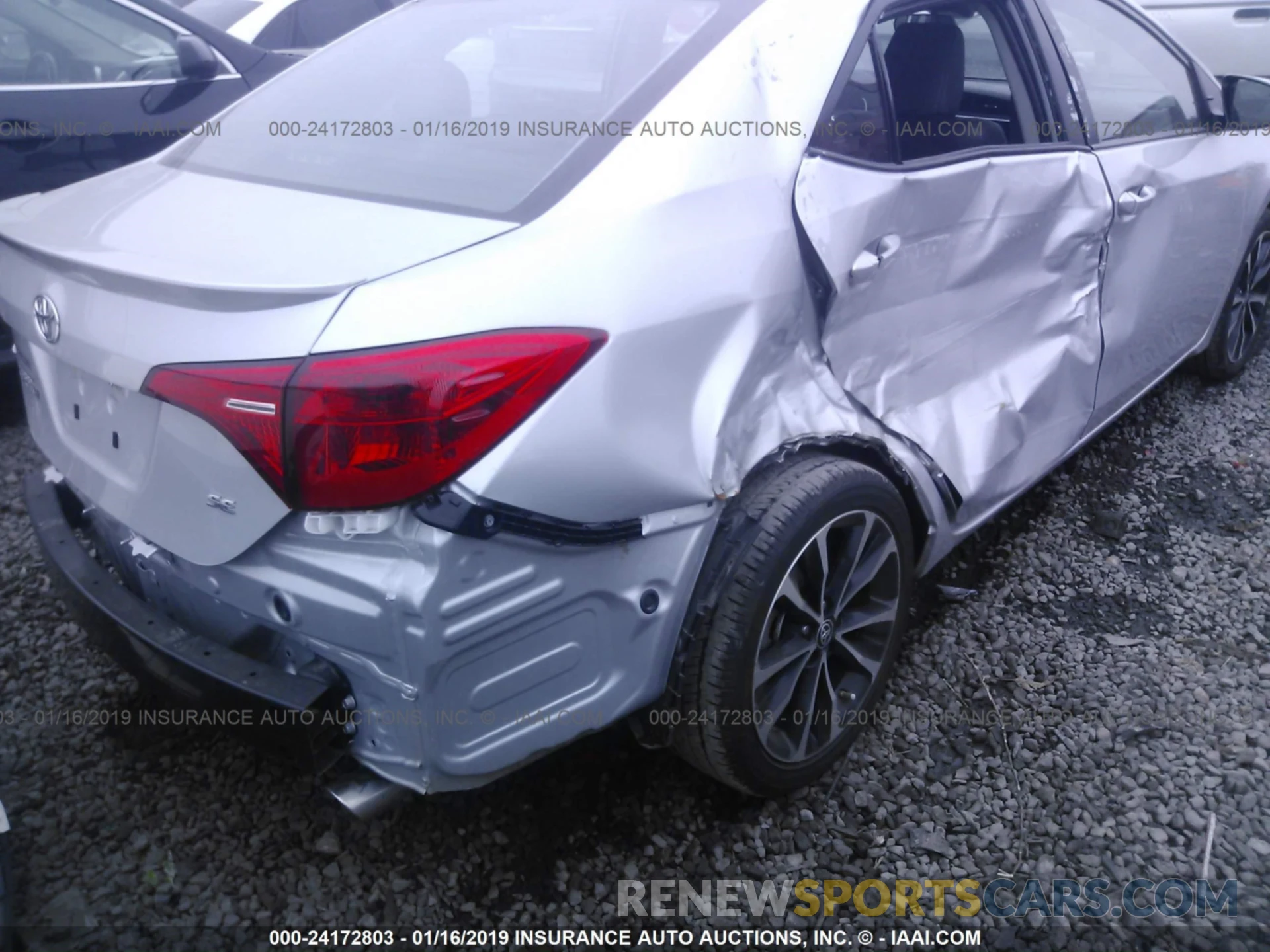 6 Photograph of a damaged car 2T1BURHE6KC153508 TOYOTA COROLLA 2019