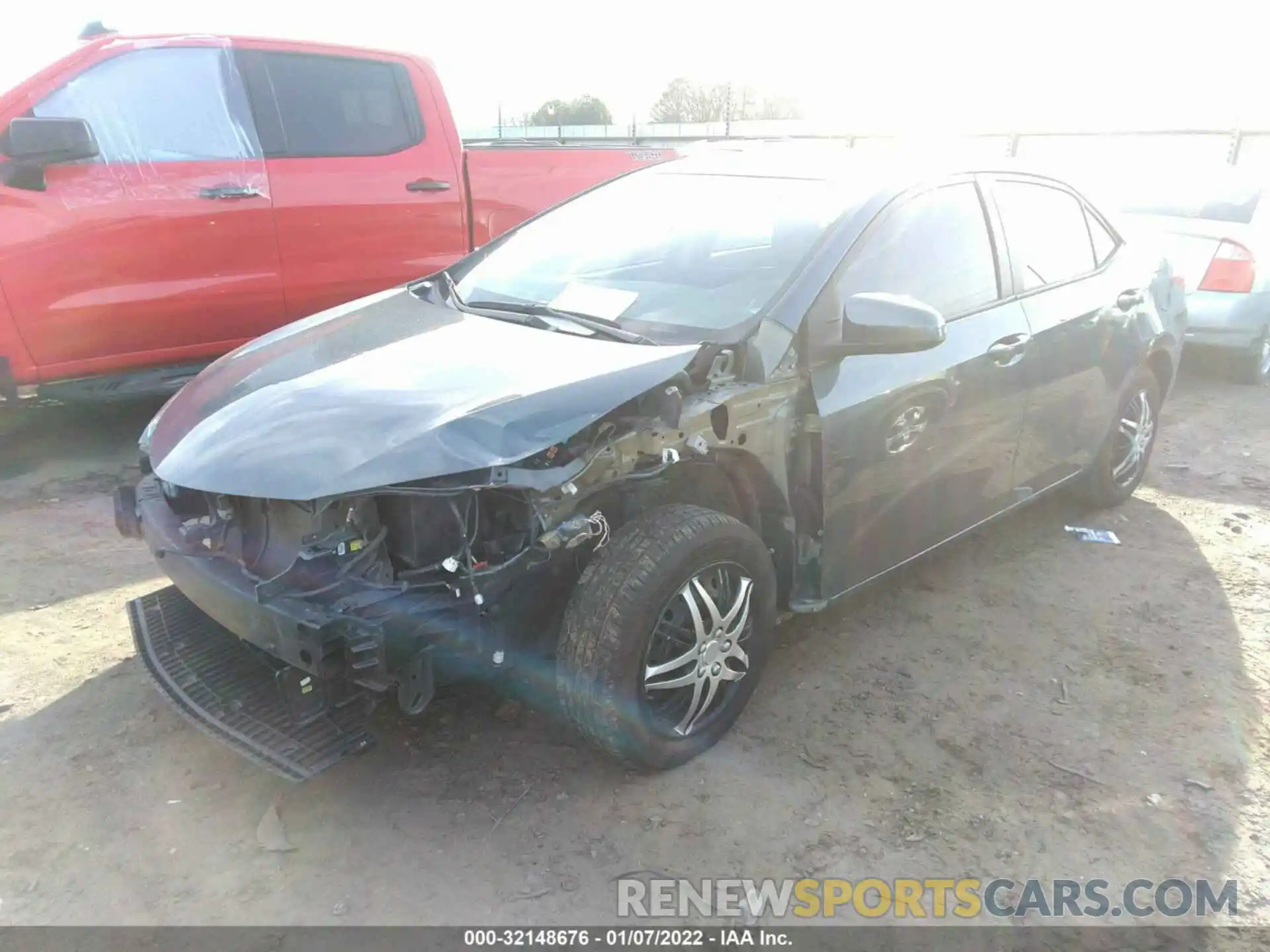 2 Photograph of a damaged car 2T1BURHE6KC153685 TOYOTA COROLLA 2019