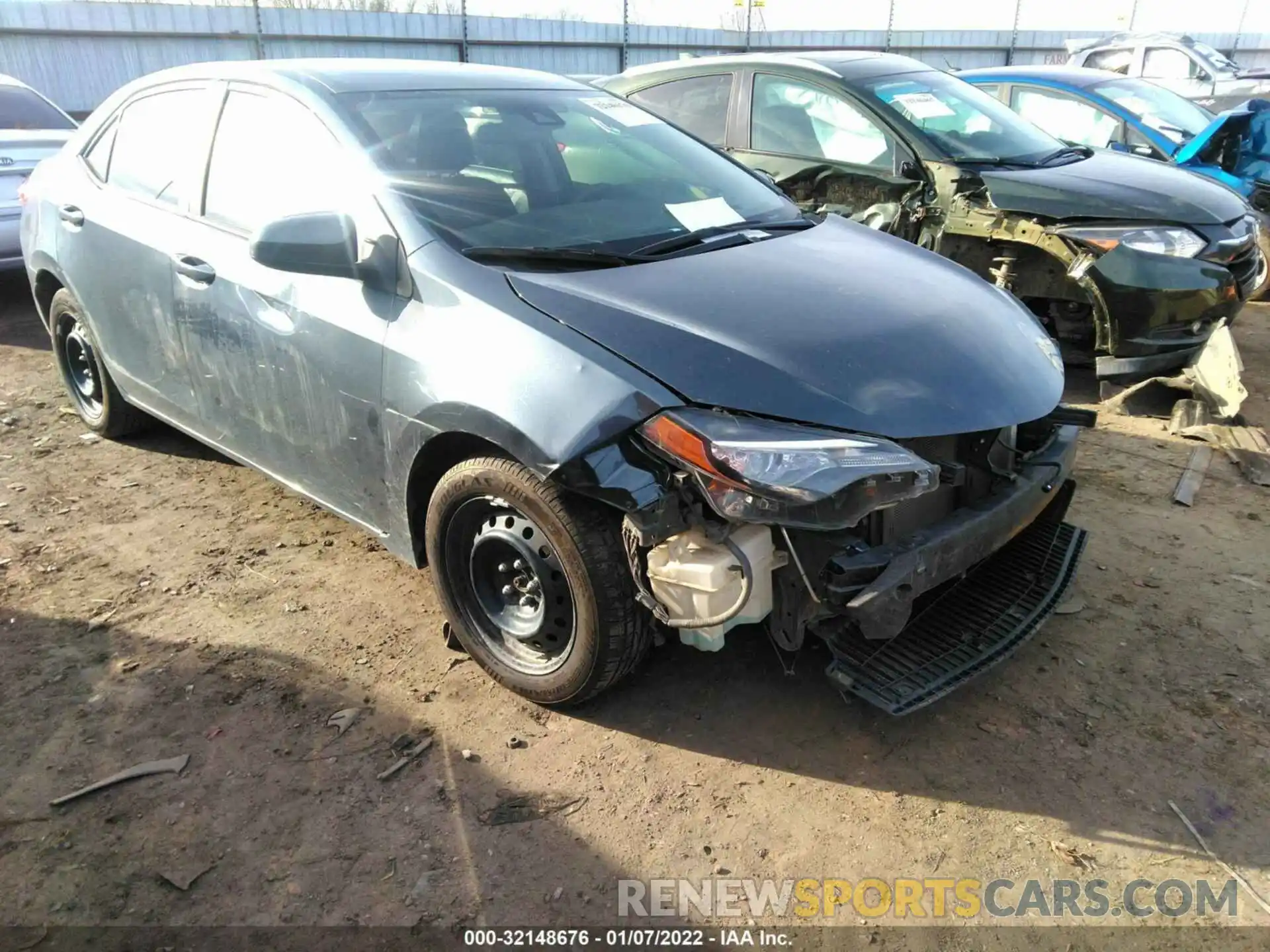 6 Photograph of a damaged car 2T1BURHE6KC153685 TOYOTA COROLLA 2019