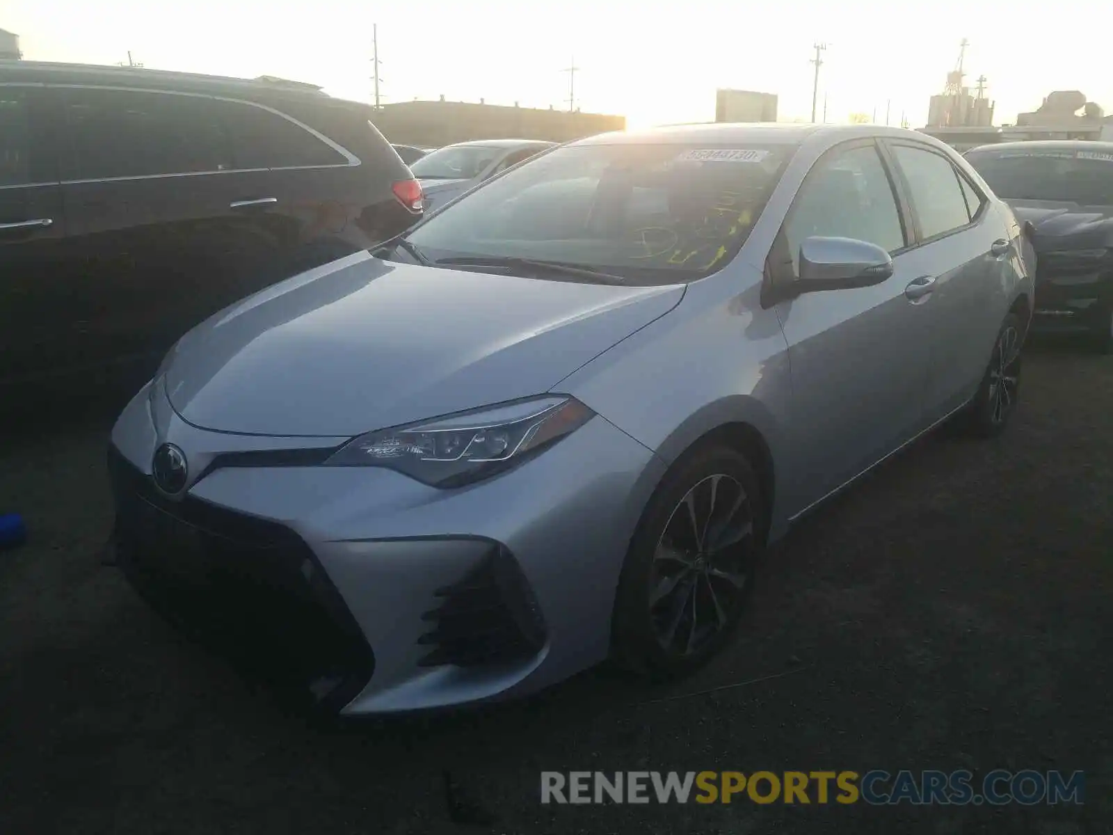 2 Photograph of a damaged car 2T1BURHE6KC154304 TOYOTA COROLLA 2019