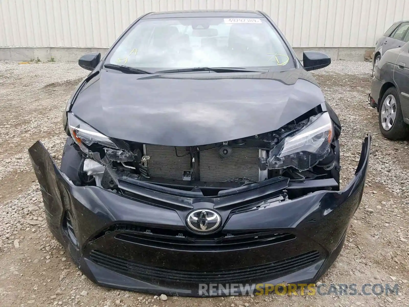 9 Photograph of a damaged car 2T1BURHE6KC154898 TOYOTA COROLLA 2019