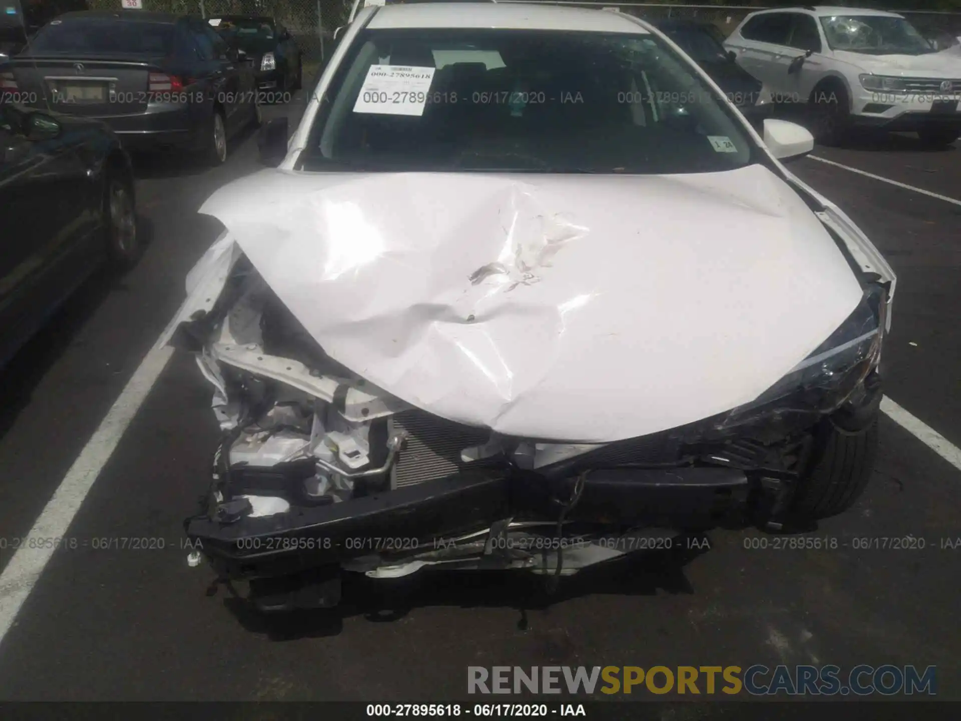 6 Photograph of a damaged car 2T1BURHE6KC154965 TOYOTA COROLLA 2019