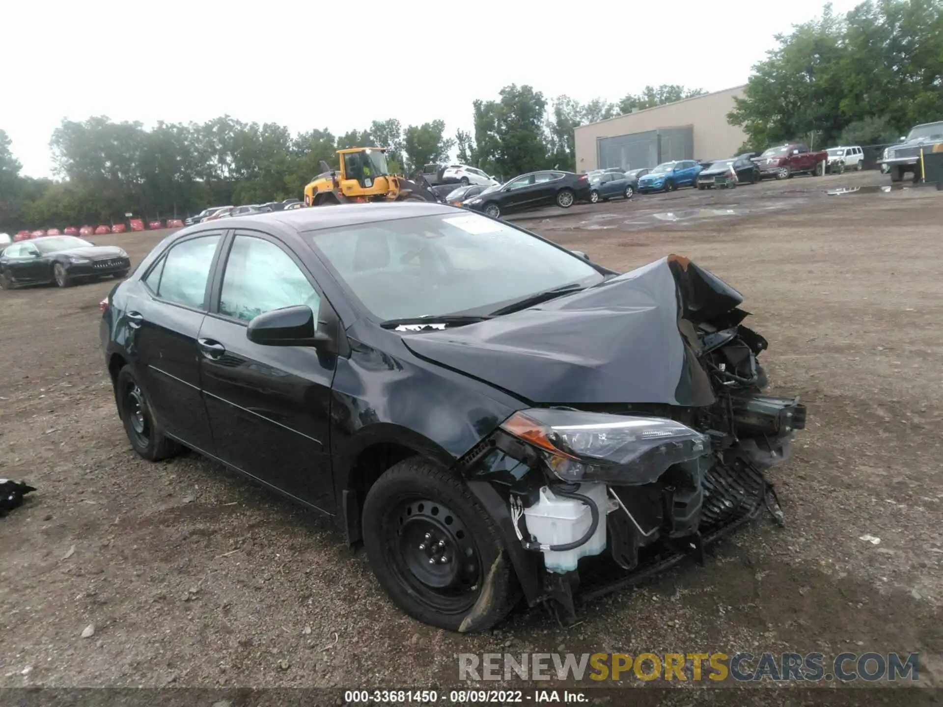 1 Photograph of a damaged car 2T1BURHE6KC156232 TOYOTA COROLLA 2019