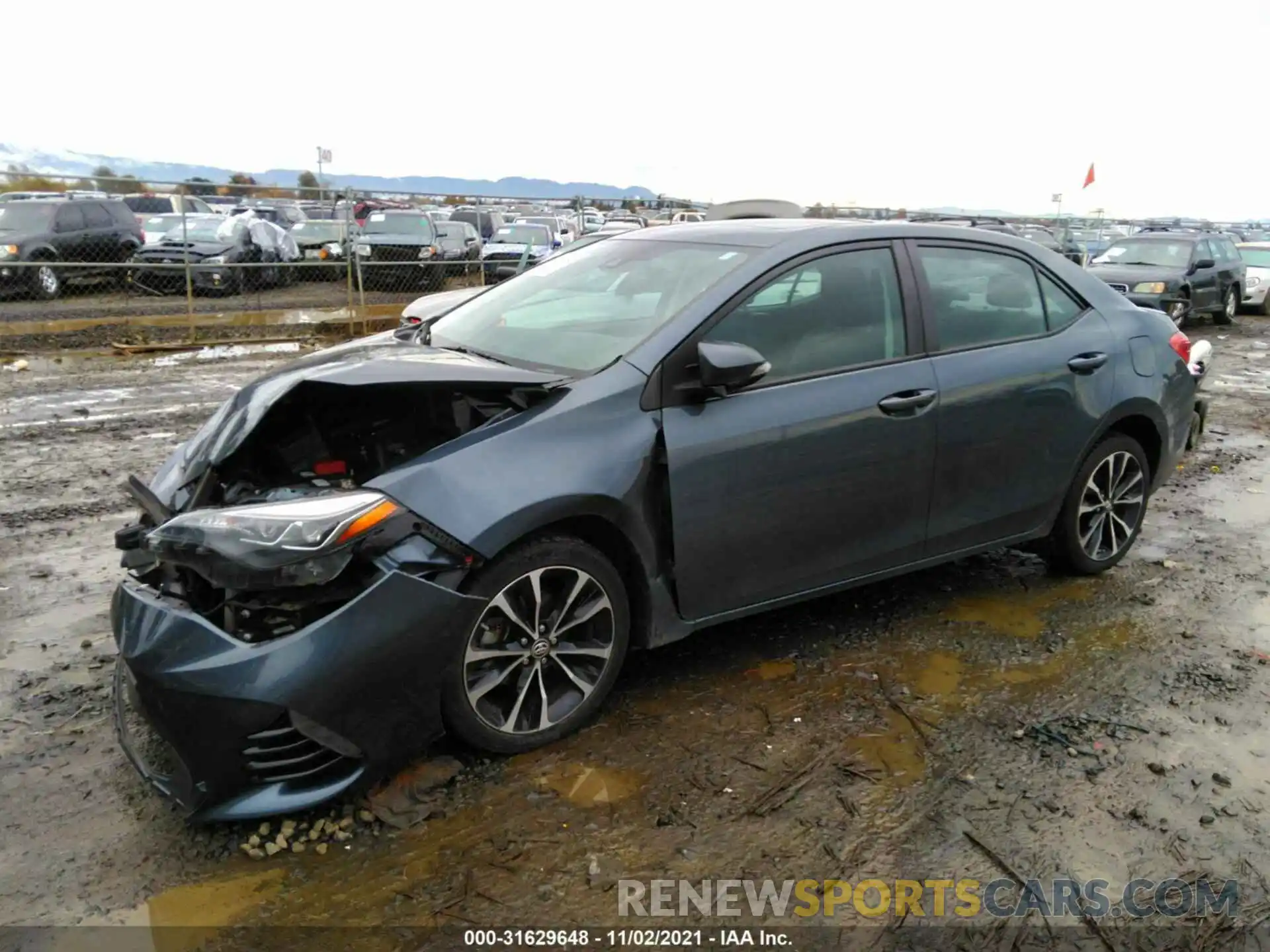 2 Photograph of a damaged car 2T1BURHE6KC156280 TOYOTA COROLLA 2019