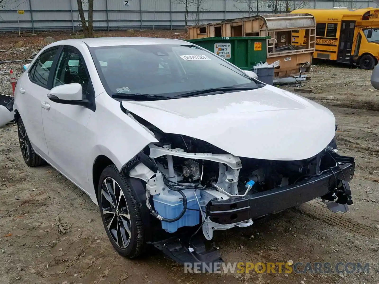 1 Photograph of a damaged car 2T1BURHE6KC156621 TOYOTA COROLLA 2019