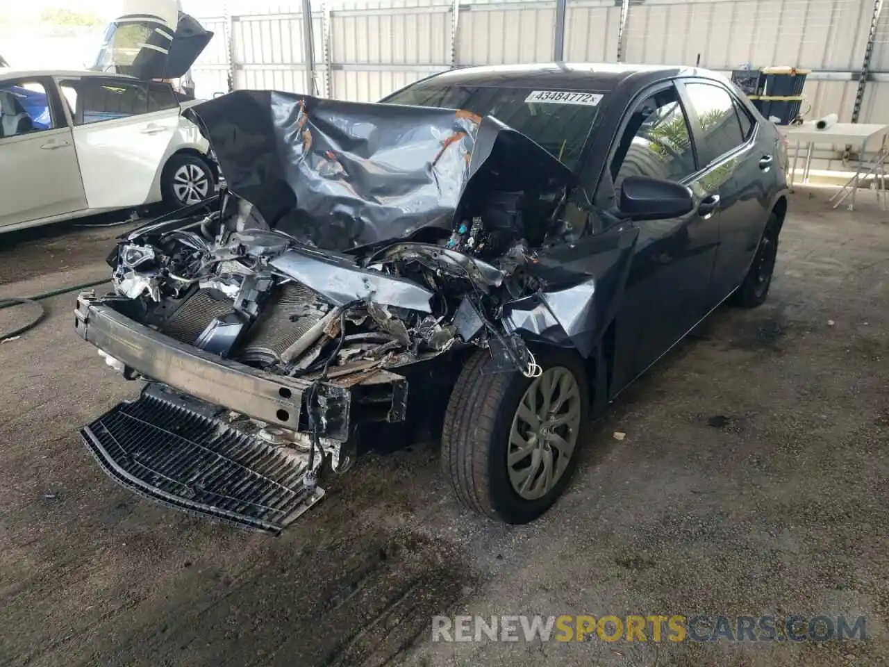 2 Photograph of a damaged car 2T1BURHE6KC156893 TOYOTA COROLLA 2019