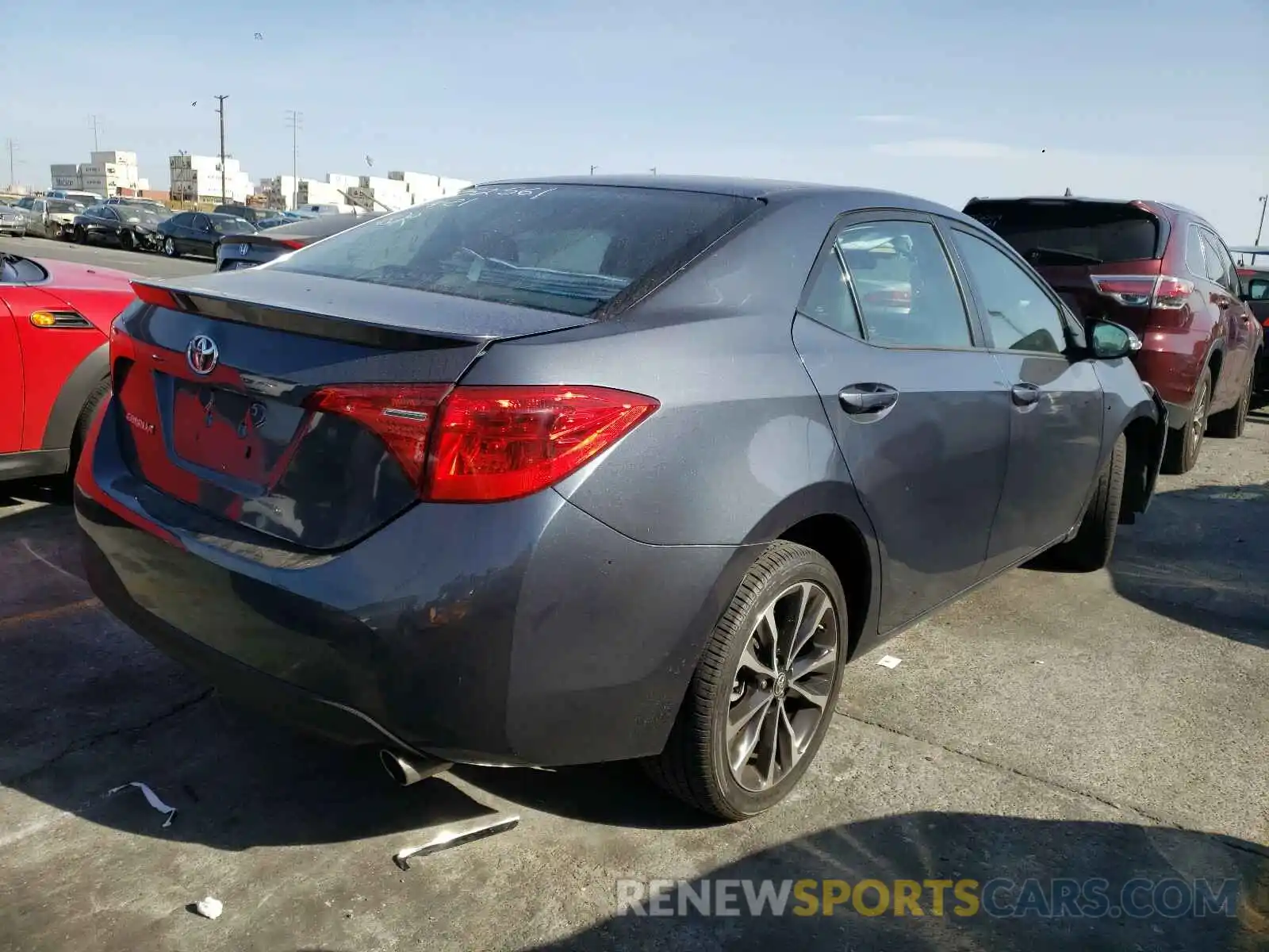 4 Photograph of a damaged car 2T1BURHE6KC156974 TOYOTA COROLLA 2019