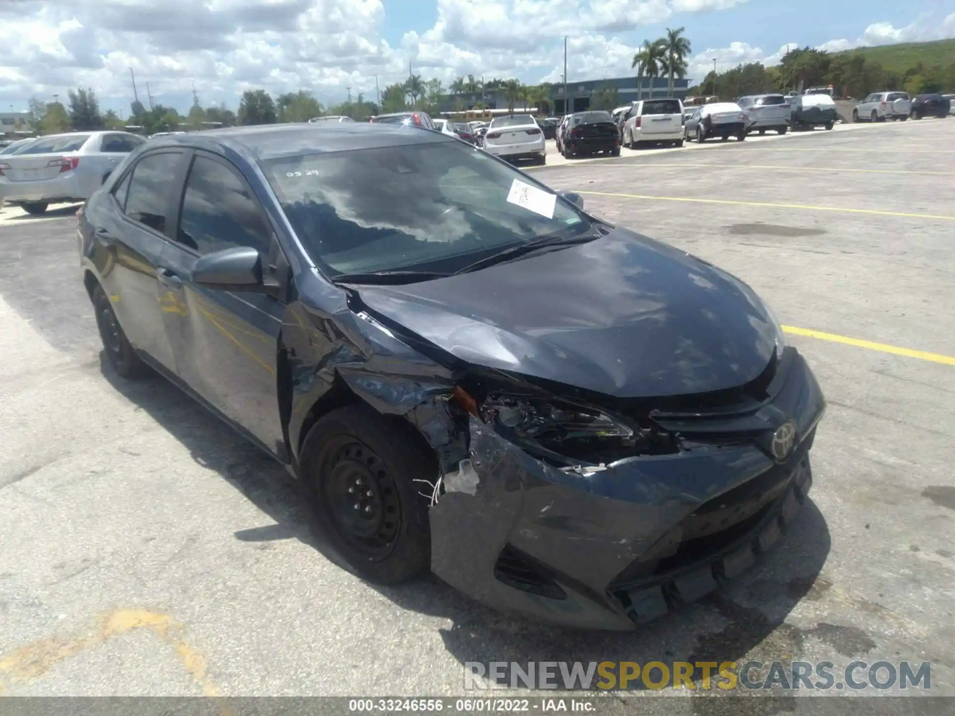 6 Photograph of a damaged car 2T1BURHE6KC157459 TOYOTA COROLLA 2019