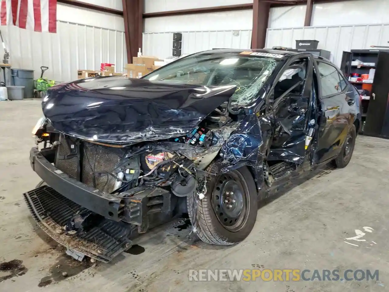 2 Photograph of a damaged car 2T1BURHE6KC157817 TOYOTA COROLLA 2019