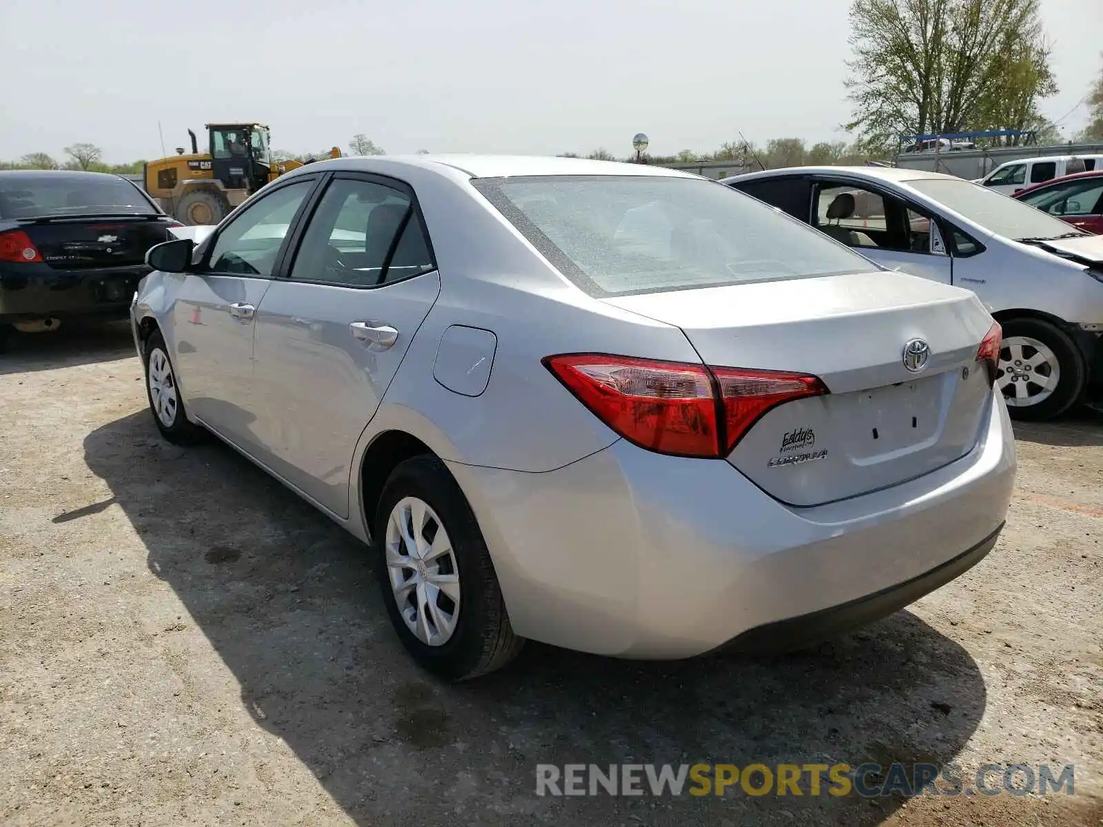 3 Photograph of a damaged car 2T1BURHE6KC158224 TOYOTA COROLLA 2019