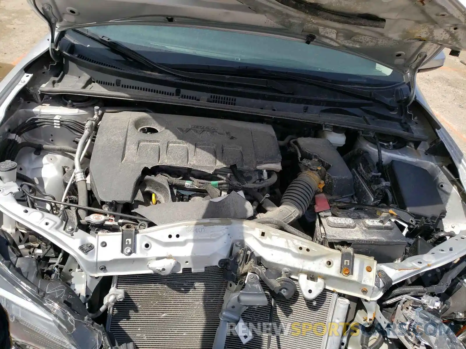 7 Photograph of a damaged car 2T1BURHE6KC158224 TOYOTA COROLLA 2019