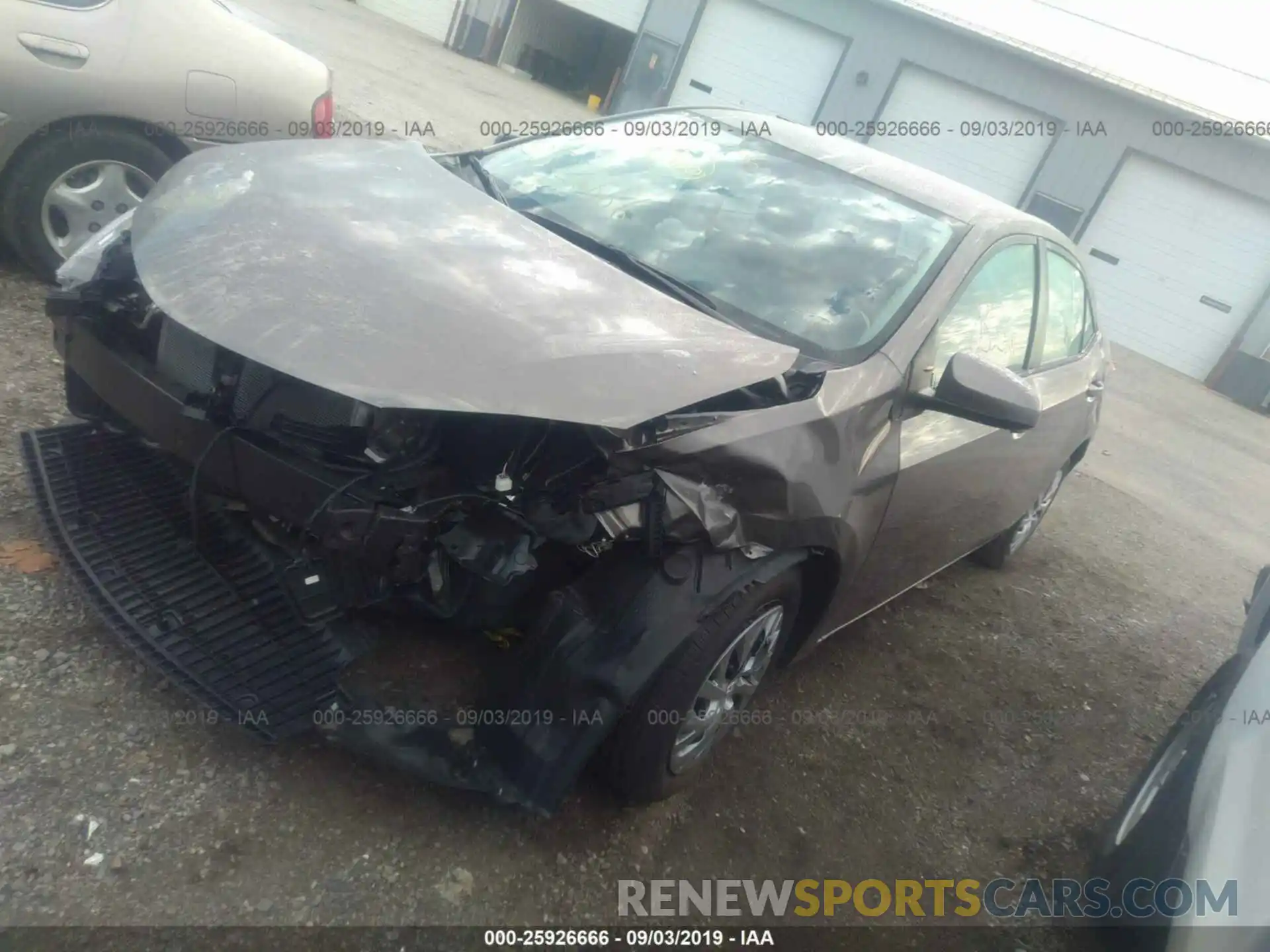 2 Photograph of a damaged car 2T1BURHE6KC158305 TOYOTA COROLLA 2019