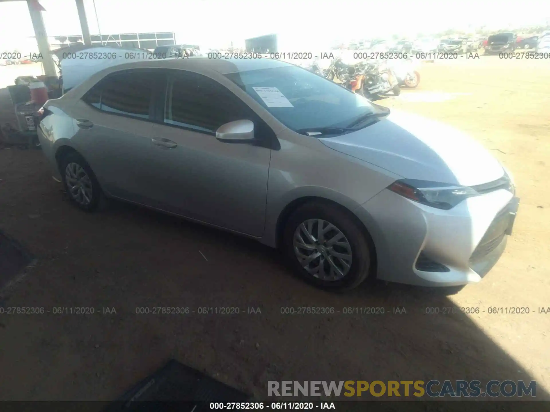 1 Photograph of a damaged car 2T1BURHE6KC158627 TOYOTA COROLLA 2019