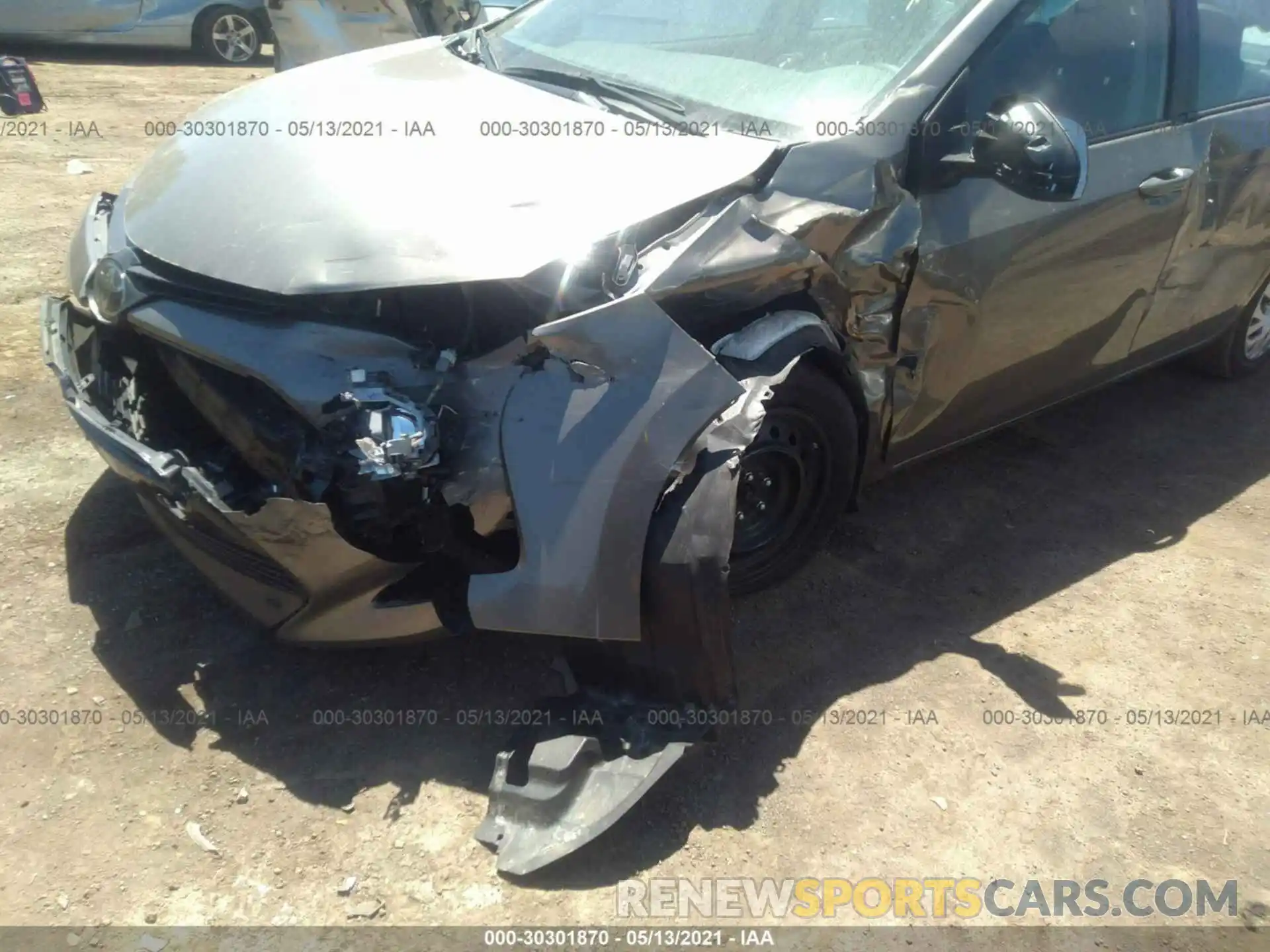 6 Photograph of a damaged car 2T1BURHE6KC159051 TOYOTA COROLLA 2019