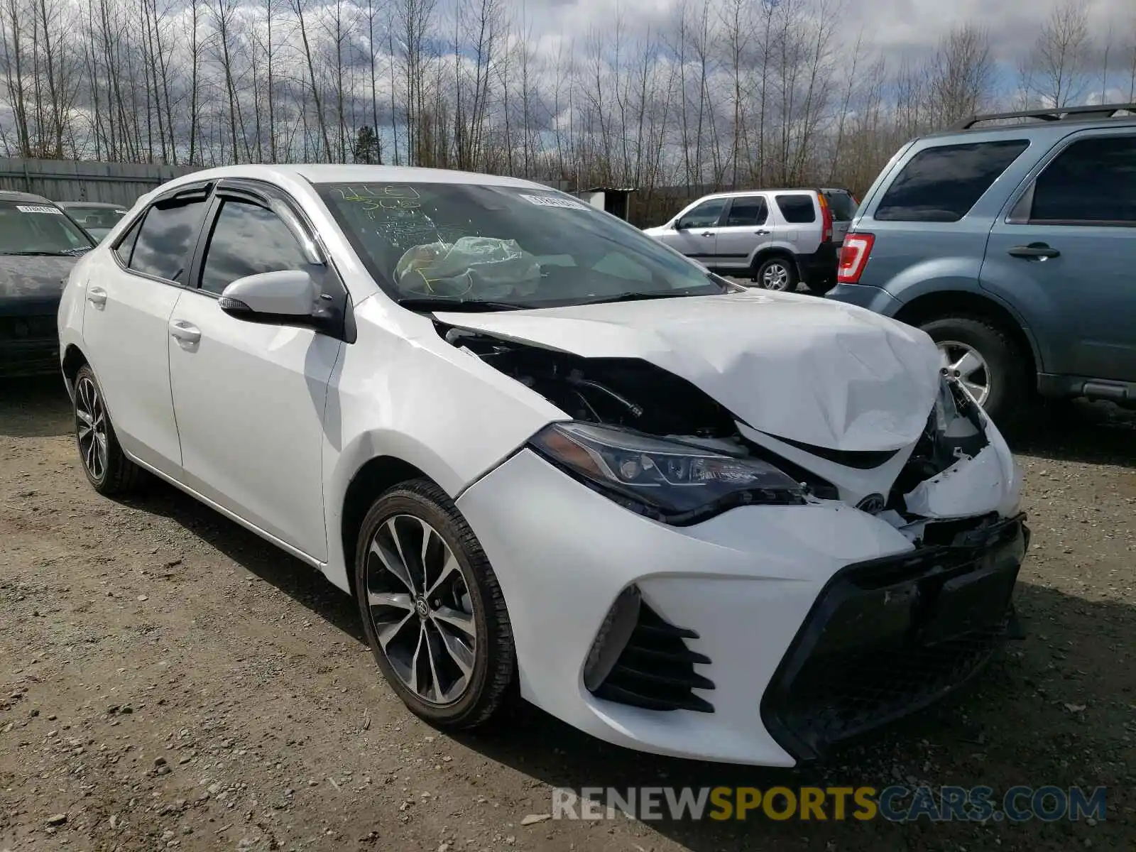 1 Photograph of a damaged car 2T1BURHE6KC159194 TOYOTA COROLLA 2019