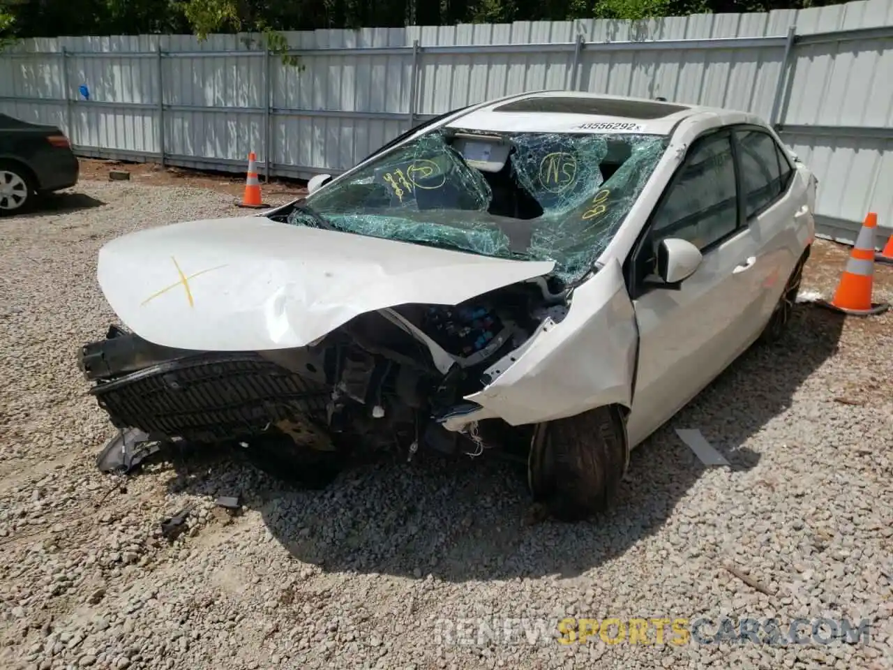 2 Photograph of a damaged car 2T1BURHE6KC159227 TOYOTA COROLLA 2019