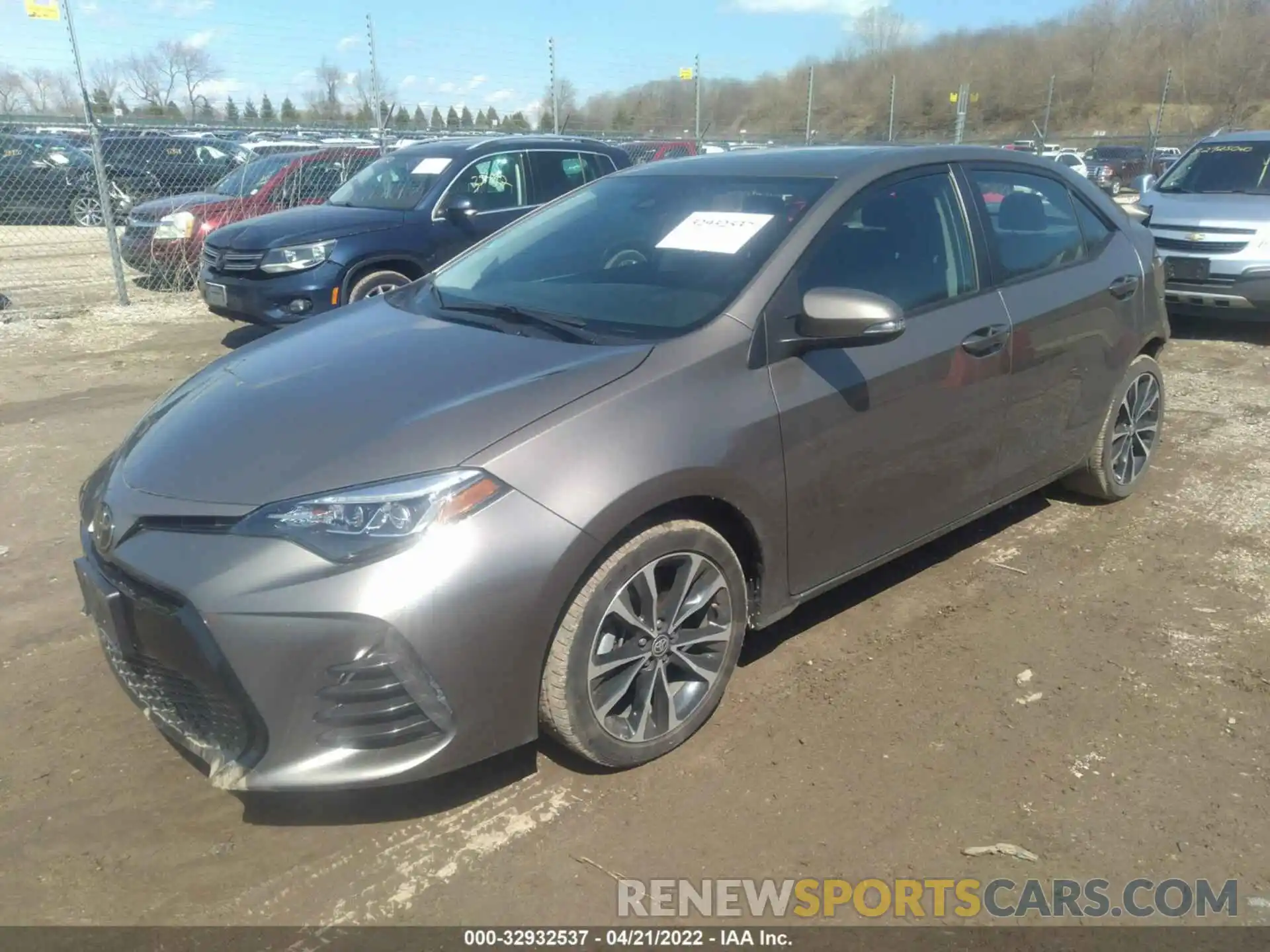 2 Photograph of a damaged car 2T1BURHE6KC159390 TOYOTA COROLLA 2019