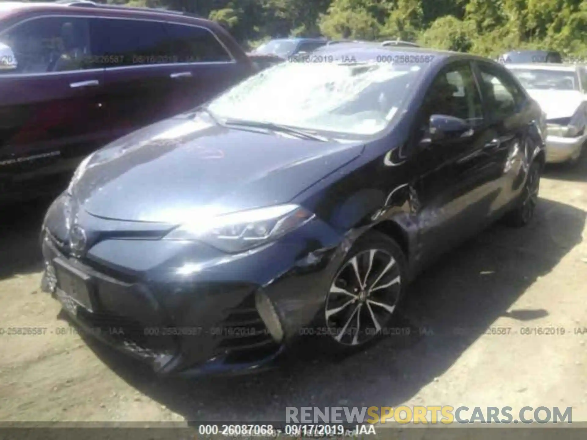 2 Photograph of a damaged car 2T1BURHE6KC159504 TOYOTA COROLLA 2019