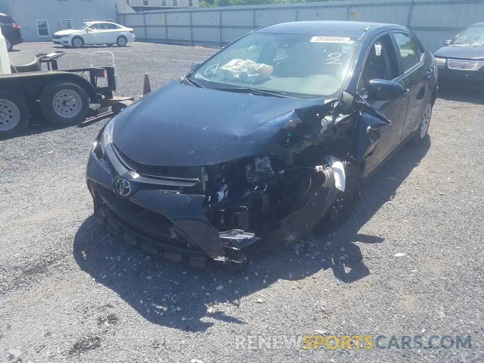 2 Photograph of a damaged car 2T1BURHE6KC160278 TOYOTA COROLLA 2019