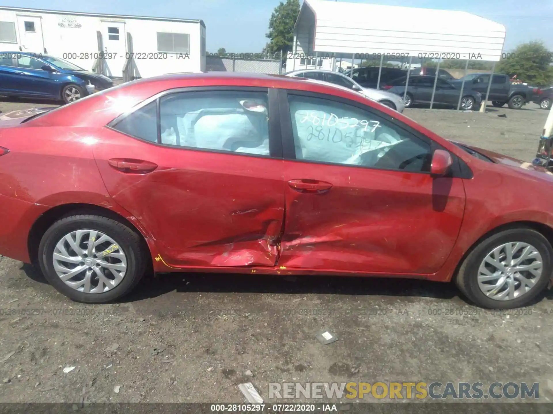 6 Photograph of a damaged car 2T1BURHE6KC160331 TOYOTA COROLLA 2019