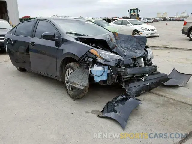 1 Photograph of a damaged car 2T1BURHE6KC160782 TOYOTA COROLLA 2019