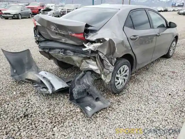 9 Photograph of a damaged car 2T1BURHE6KC161026 TOYOTA COROLLA 2019