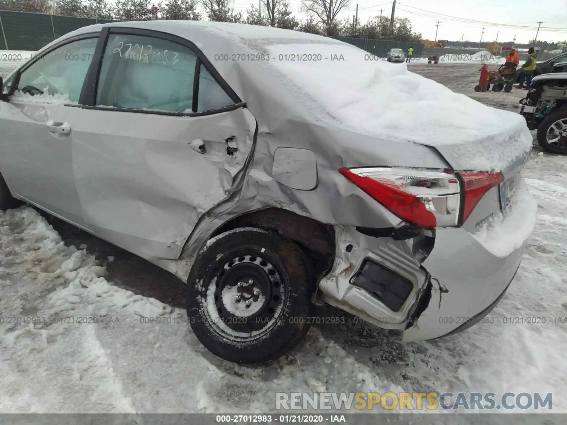 6 Photograph of a damaged car 2T1BURHE6KC161480 TOYOTA COROLLA 2019