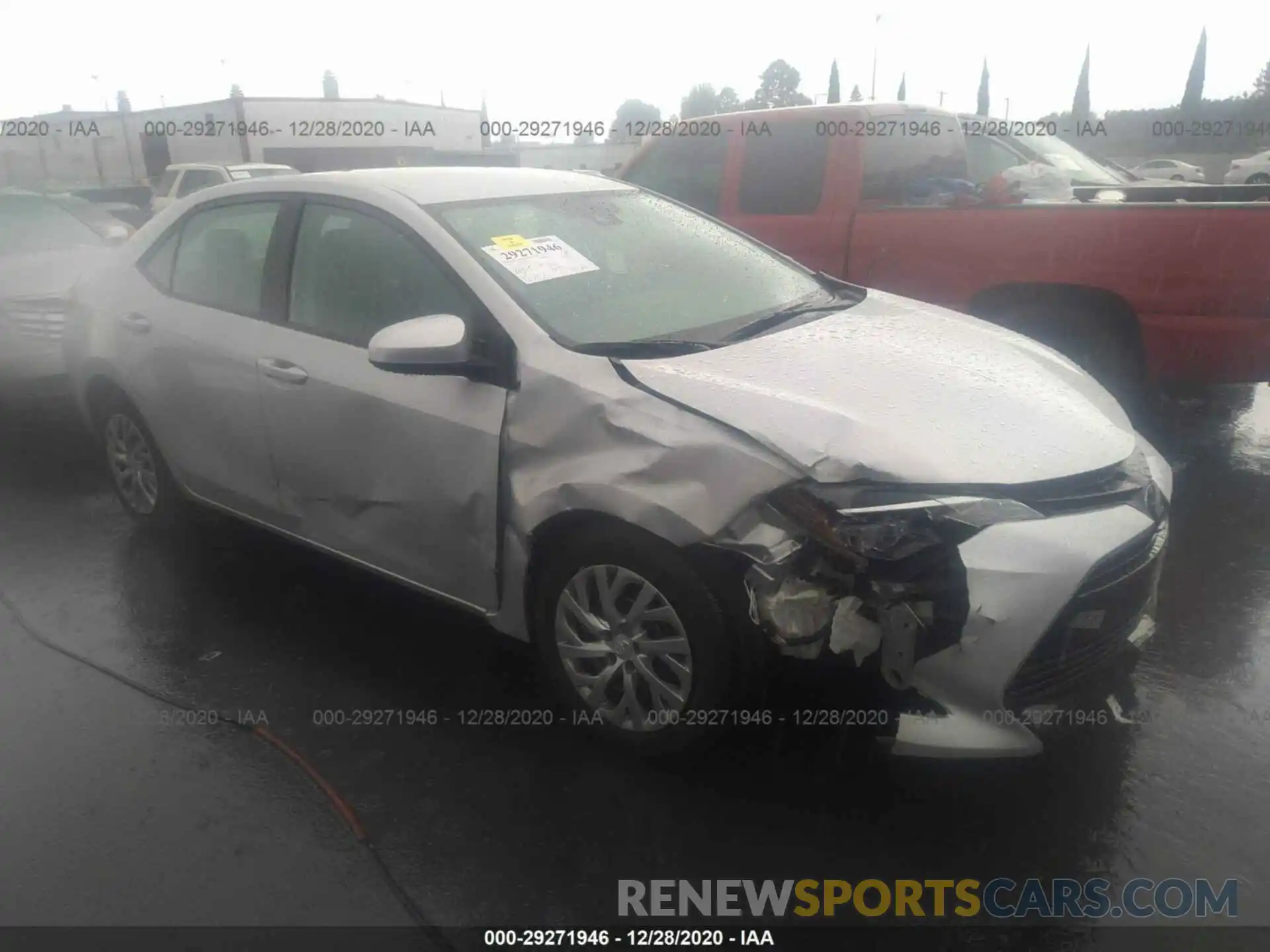 1 Photograph of a damaged car 2T1BURHE6KC161687 TOYOTA COROLLA 2019