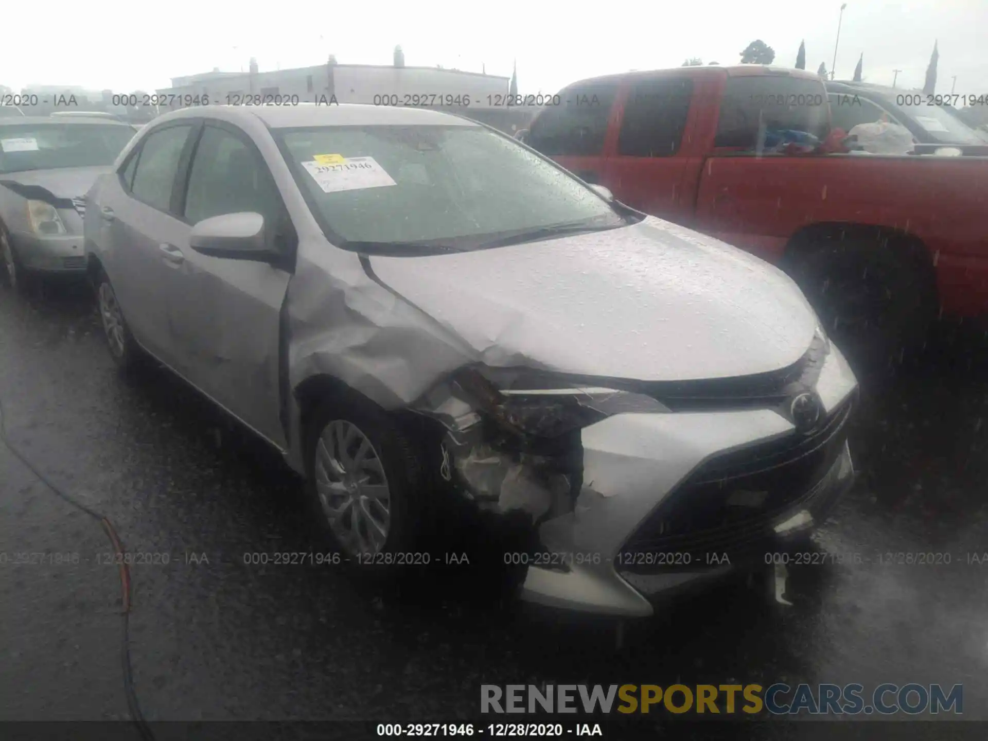 6 Photograph of a damaged car 2T1BURHE6KC161687 TOYOTA COROLLA 2019