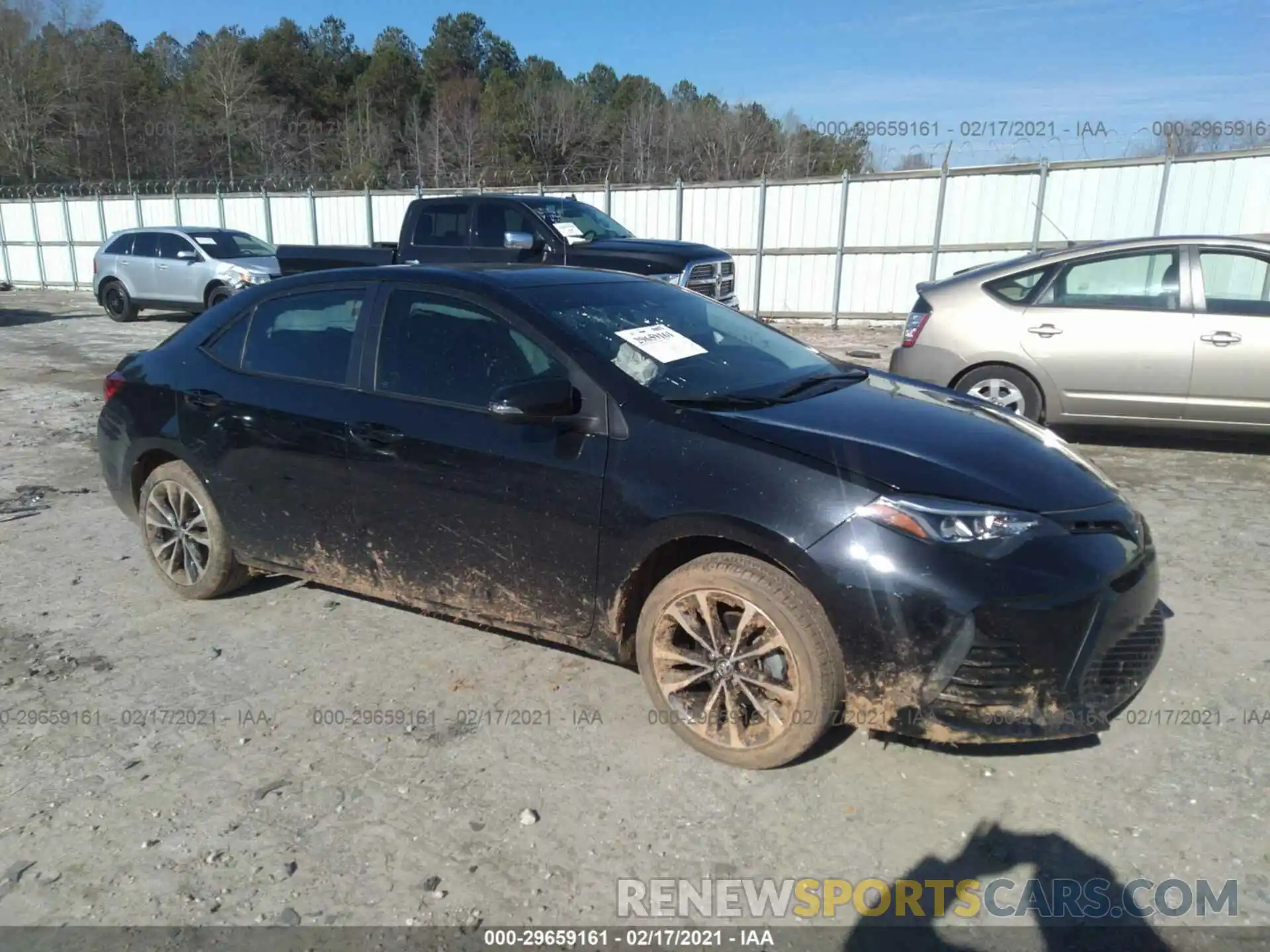 1 Photograph of a damaged car 2T1BURHE6KC163195 TOYOTA COROLLA 2019