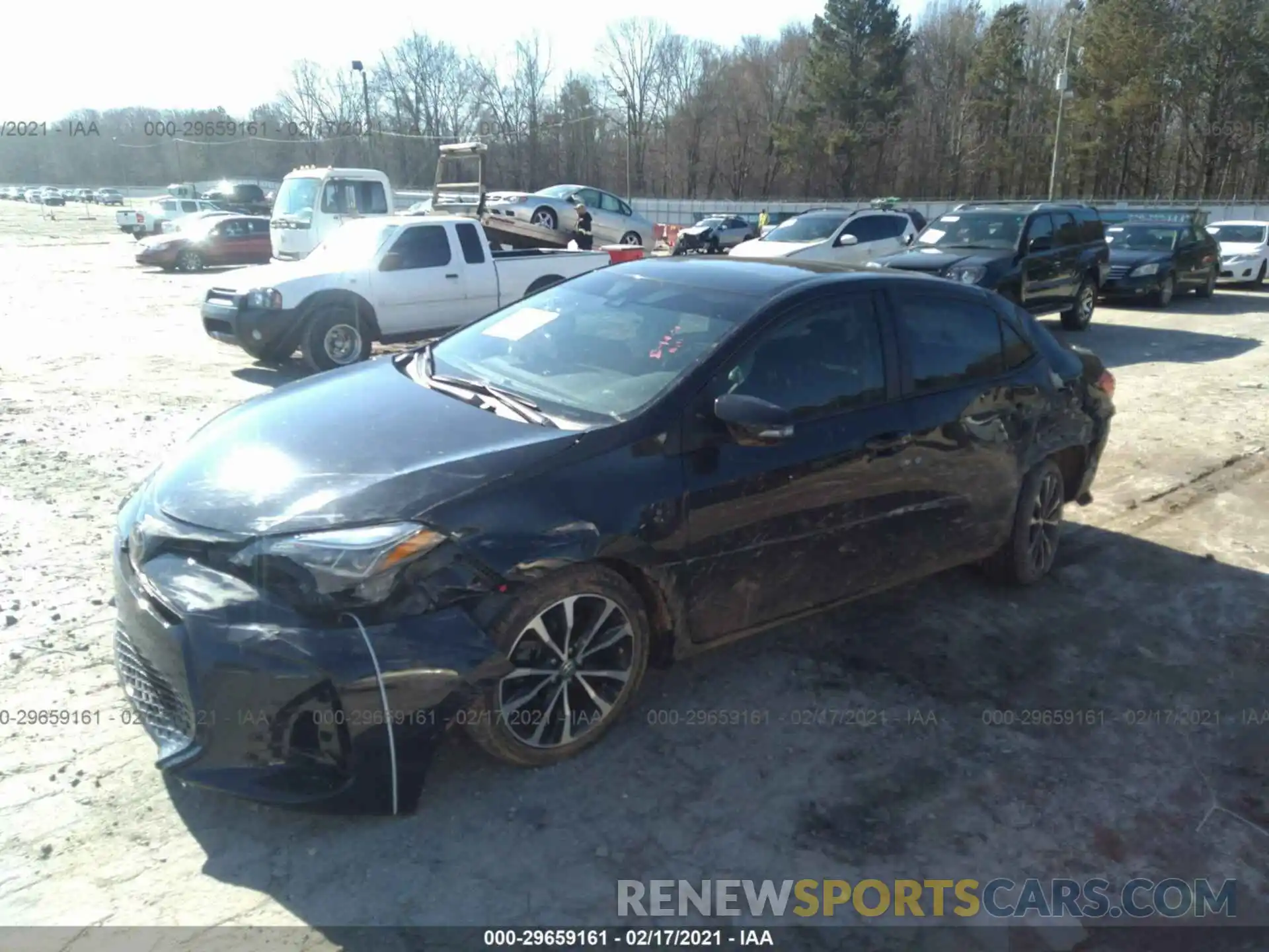 2 Photograph of a damaged car 2T1BURHE6KC163195 TOYOTA COROLLA 2019