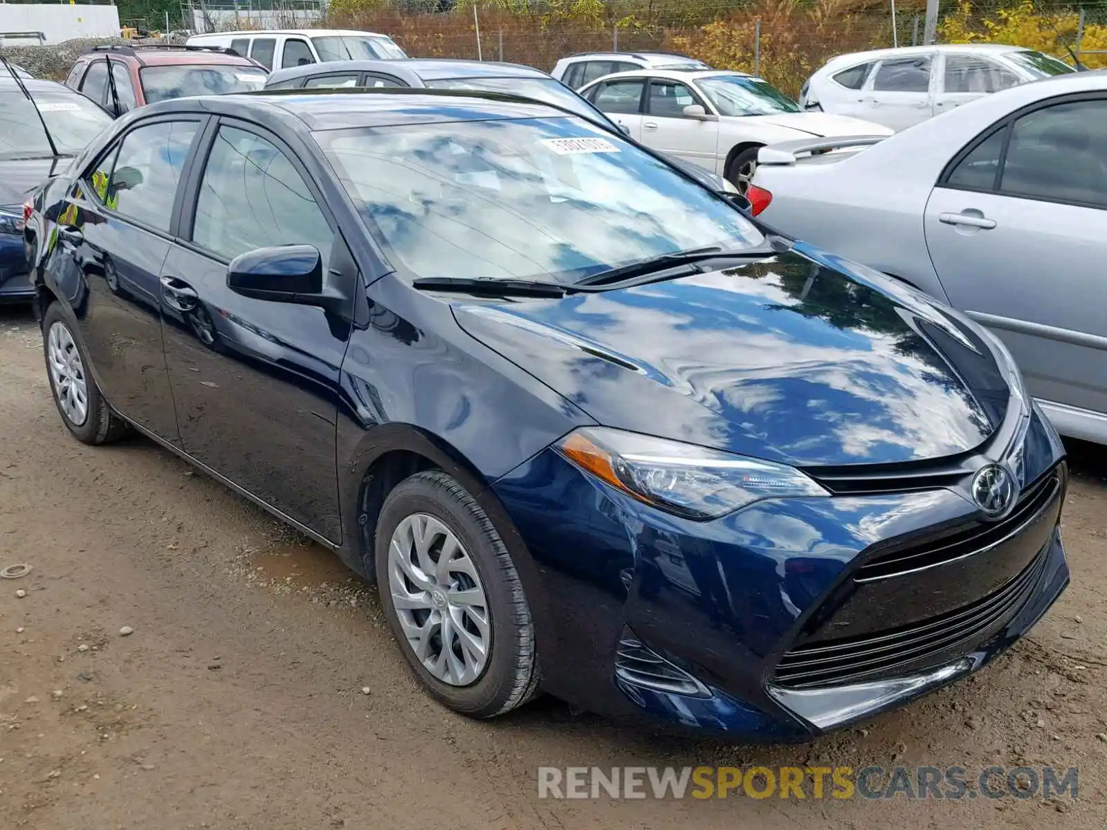 1 Photograph of a damaged car 2T1BURHE6KC164279 TOYOTA COROLLA 2019