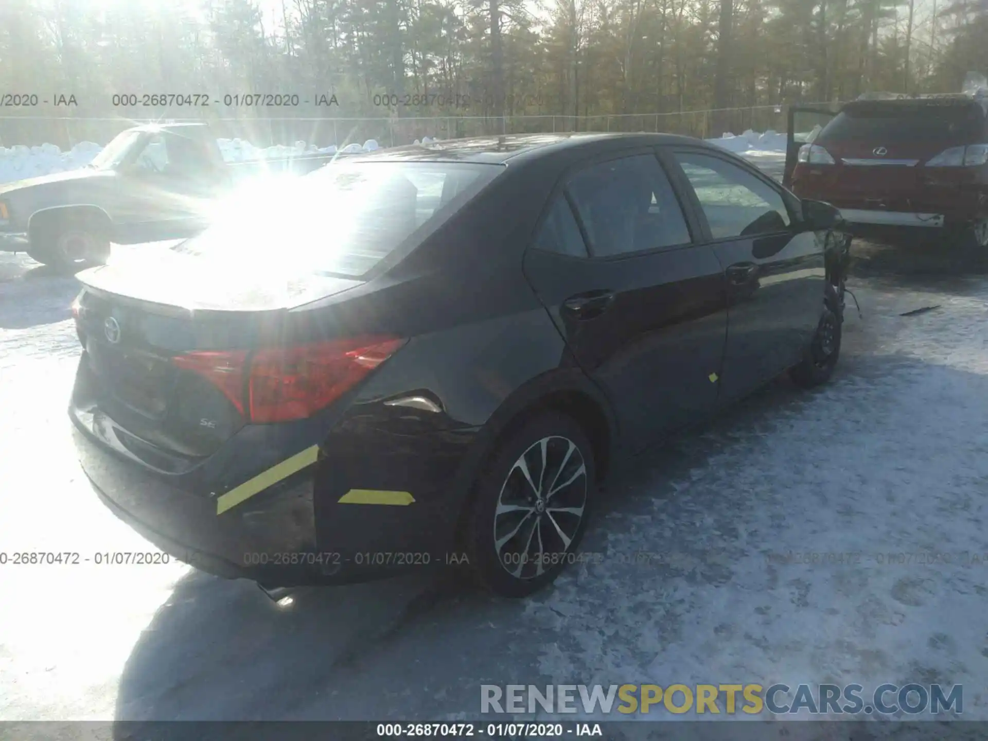 4 Photograph of a damaged car 2T1BURHE6KC164296 TOYOTA COROLLA 2019