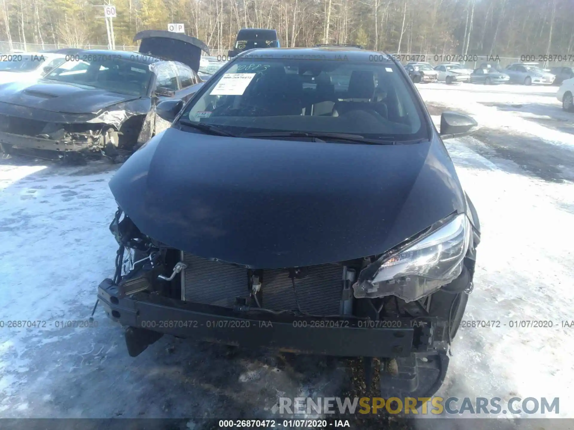 6 Photograph of a damaged car 2T1BURHE6KC164296 TOYOTA COROLLA 2019