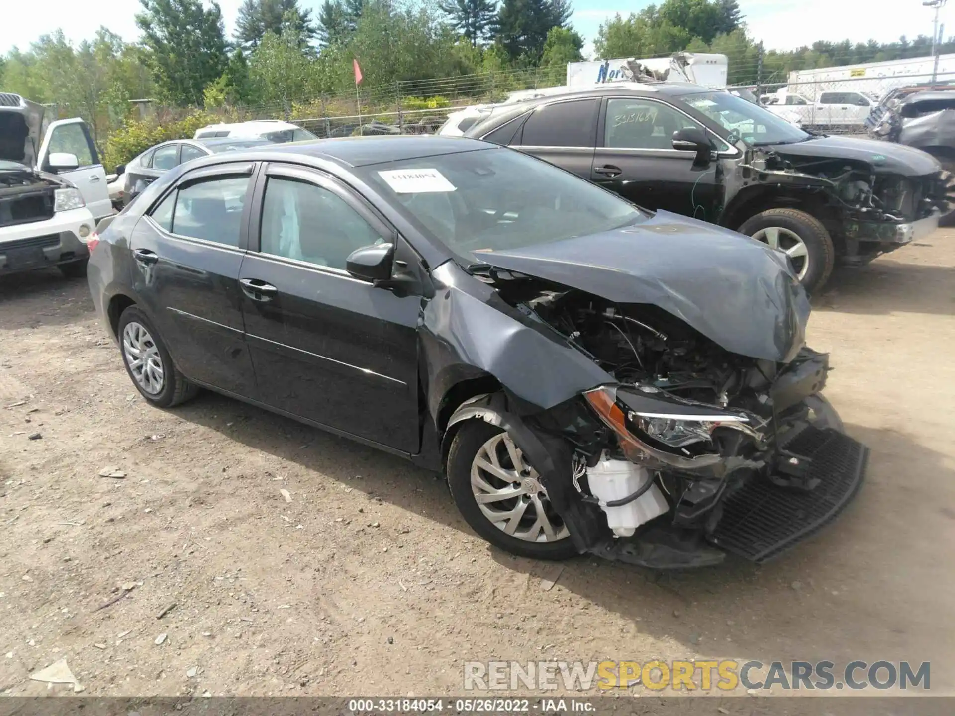 1 Photograph of a damaged car 2T1BURHE6KC164444 TOYOTA COROLLA 2019