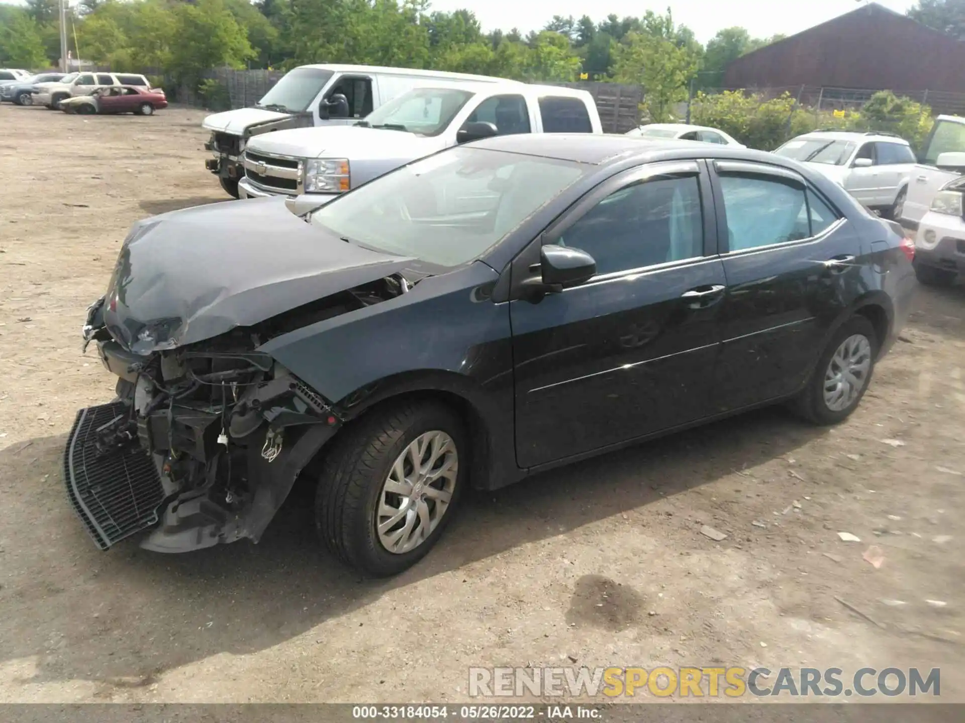 2 Photograph of a damaged car 2T1BURHE6KC164444 TOYOTA COROLLA 2019