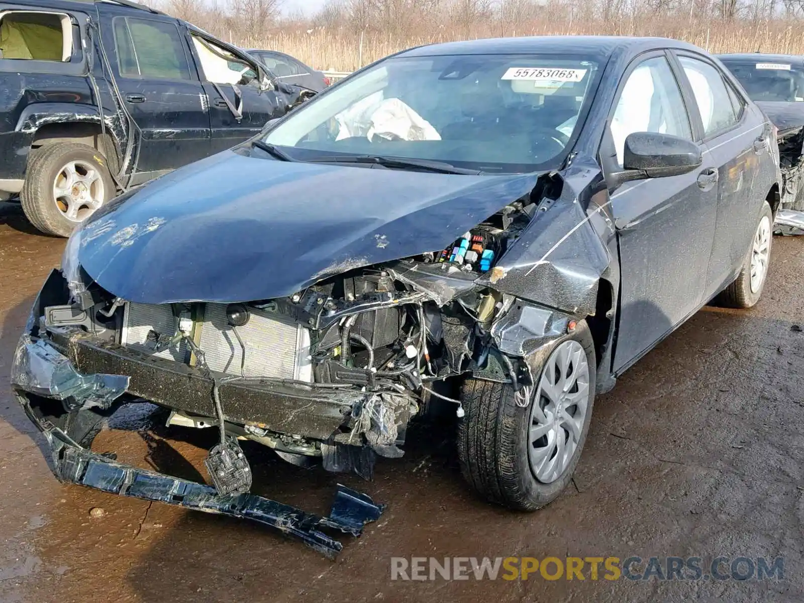 2 Photograph of a damaged car 2T1BURHE6KC164699 TOYOTA COROLLA 2019