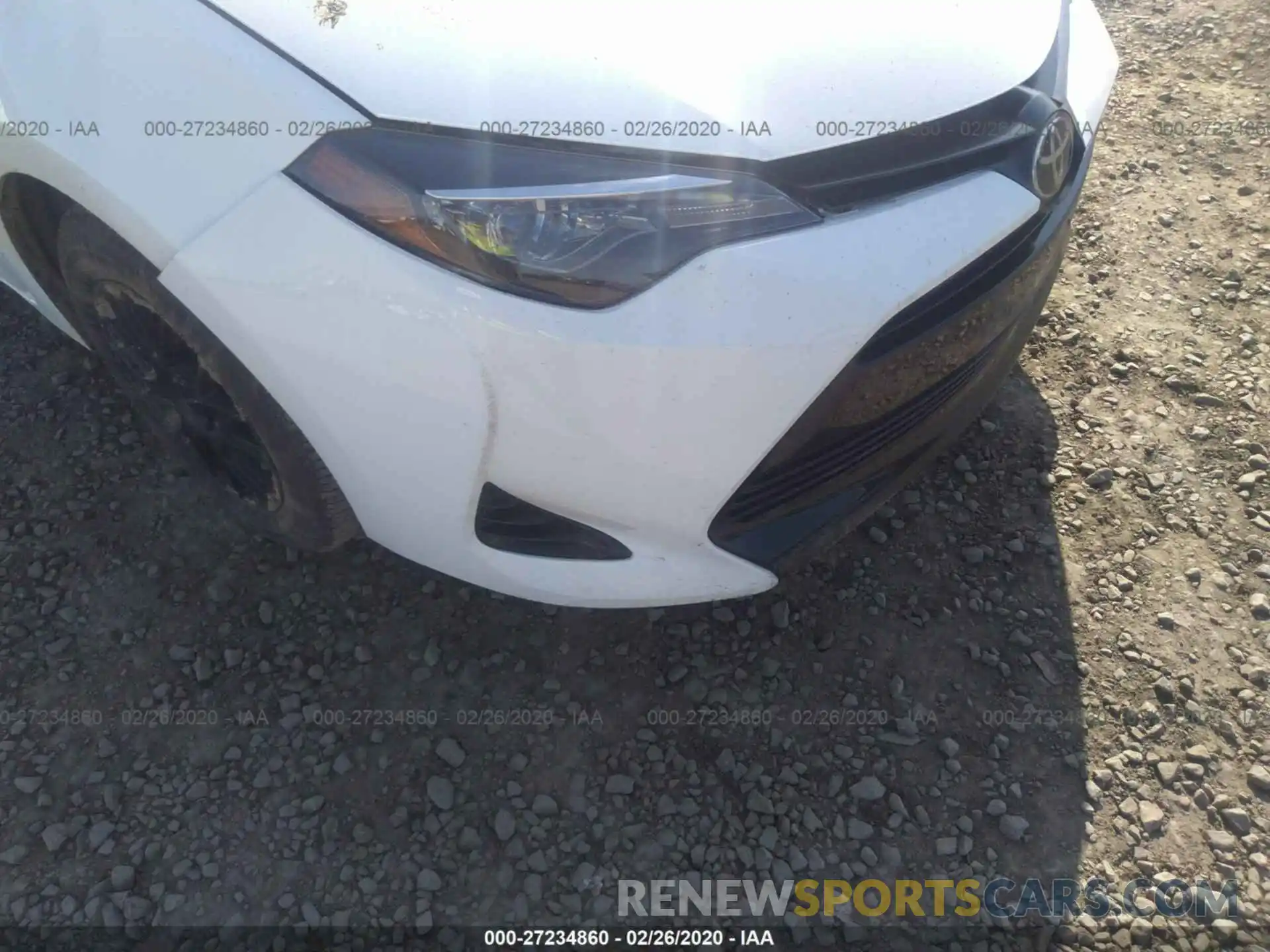 6 Photograph of a damaged car 2T1BURHE6KC165352 TOYOTA COROLLA 2019