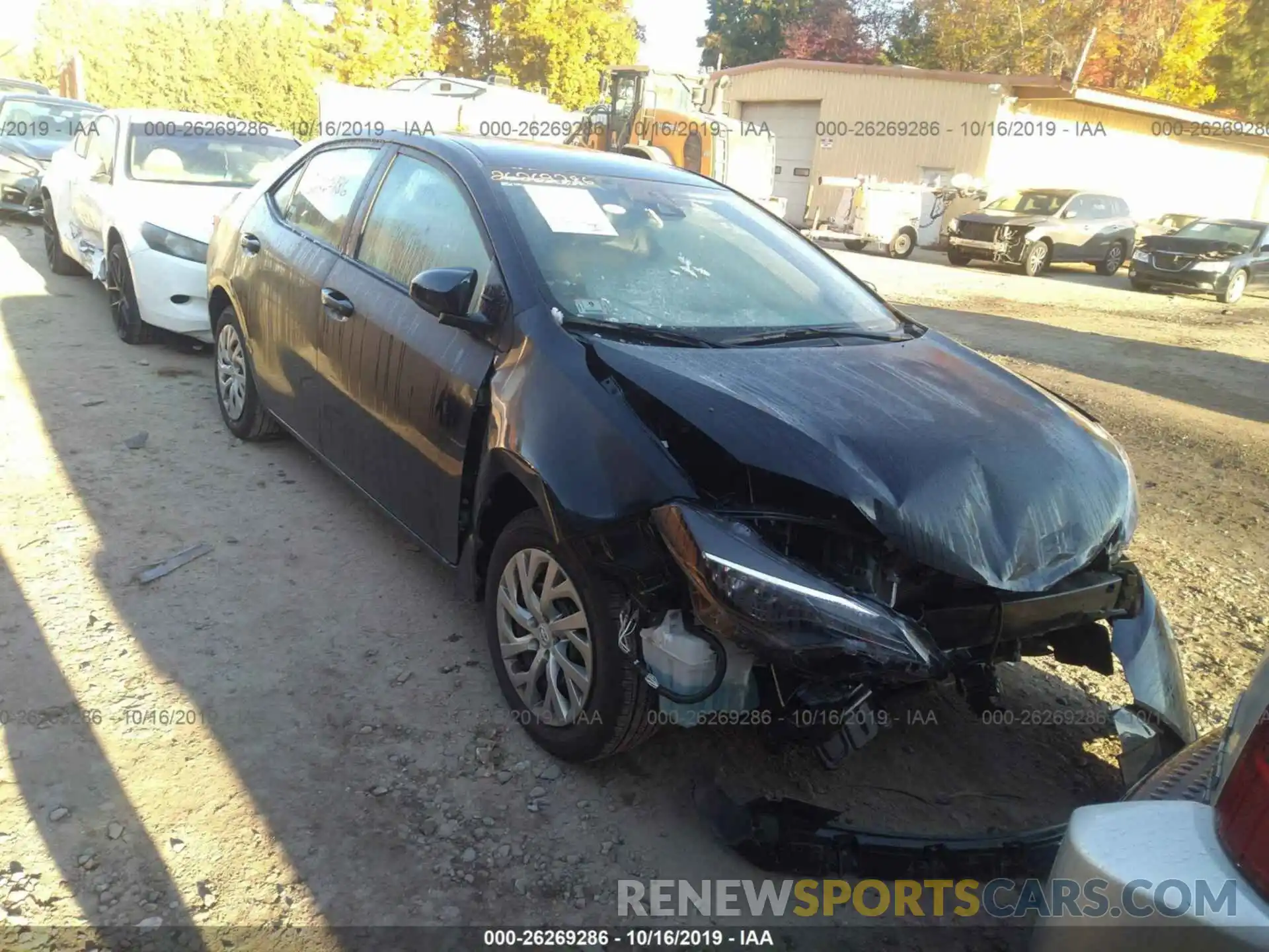 1 Photograph of a damaged car 2T1BURHE6KC165903 TOYOTA COROLLA 2019