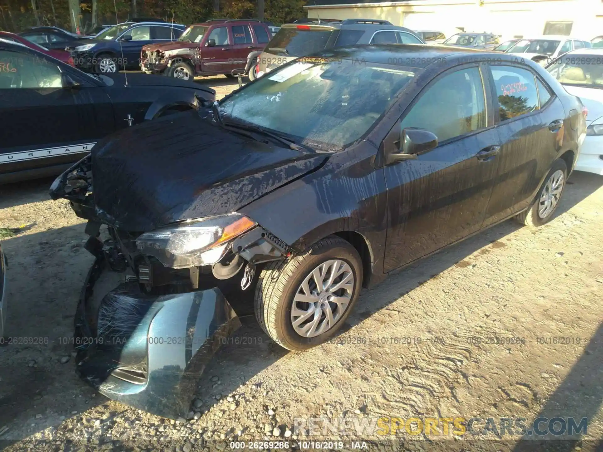 2 Photograph of a damaged car 2T1BURHE6KC165903 TOYOTA COROLLA 2019