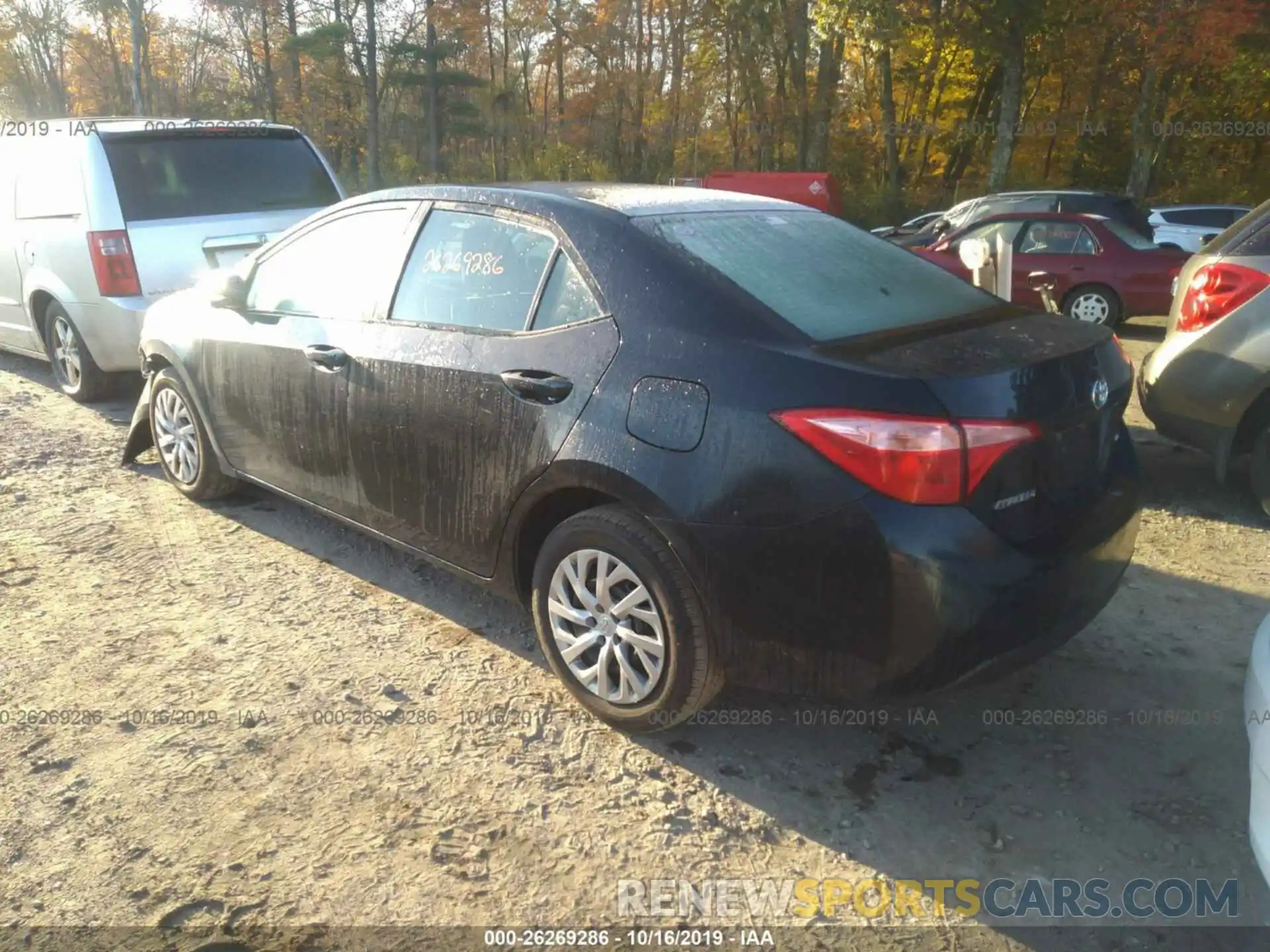 3 Photograph of a damaged car 2T1BURHE6KC165903 TOYOTA COROLLA 2019