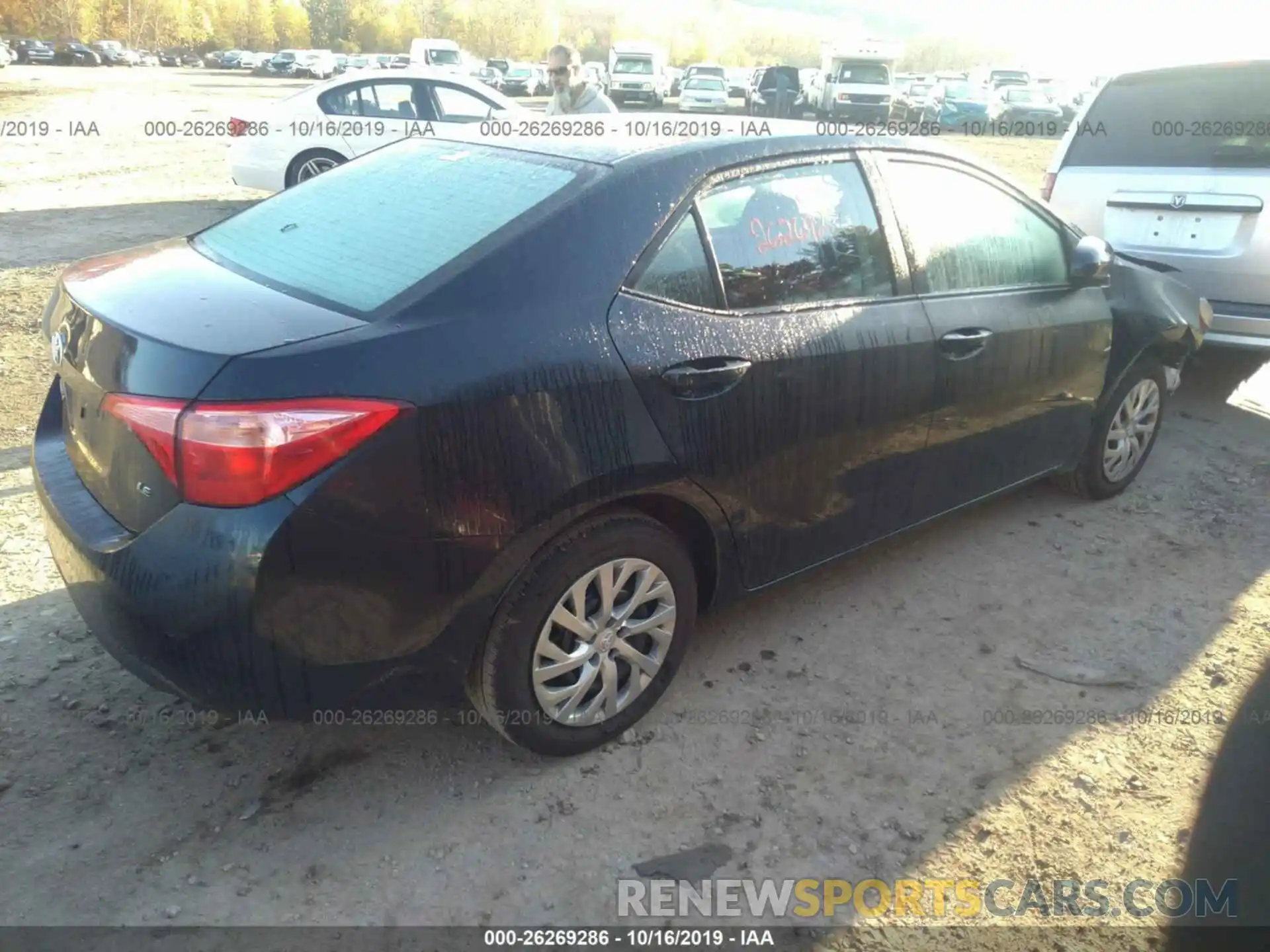 4 Photograph of a damaged car 2T1BURHE6KC165903 TOYOTA COROLLA 2019