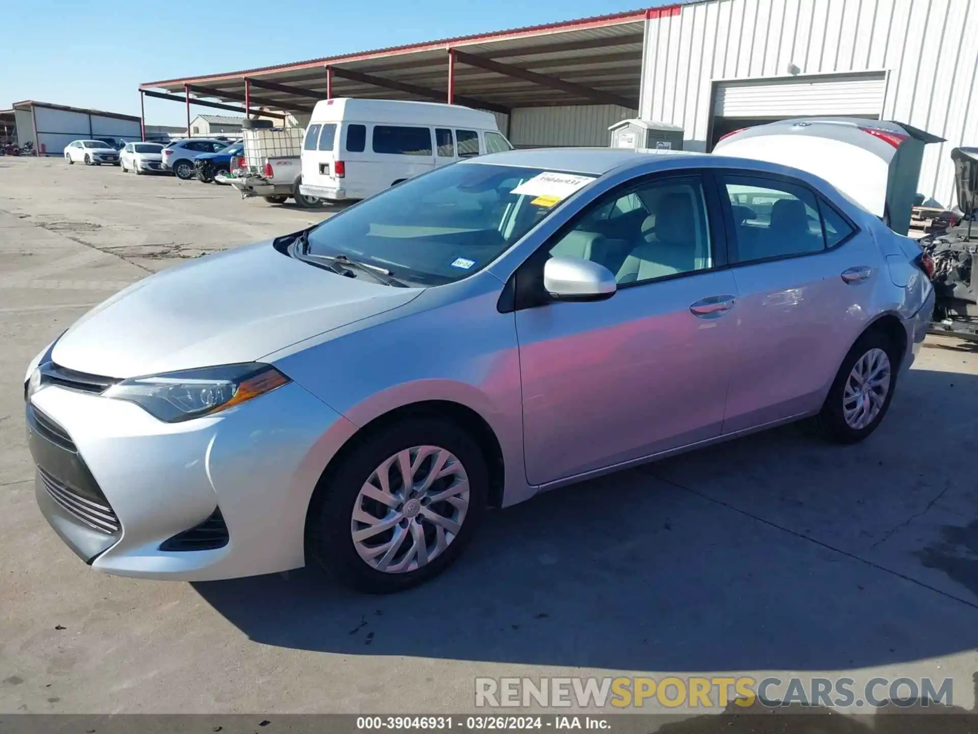 2 Photograph of a damaged car 2T1BURHE6KC166436 TOYOTA COROLLA 2019