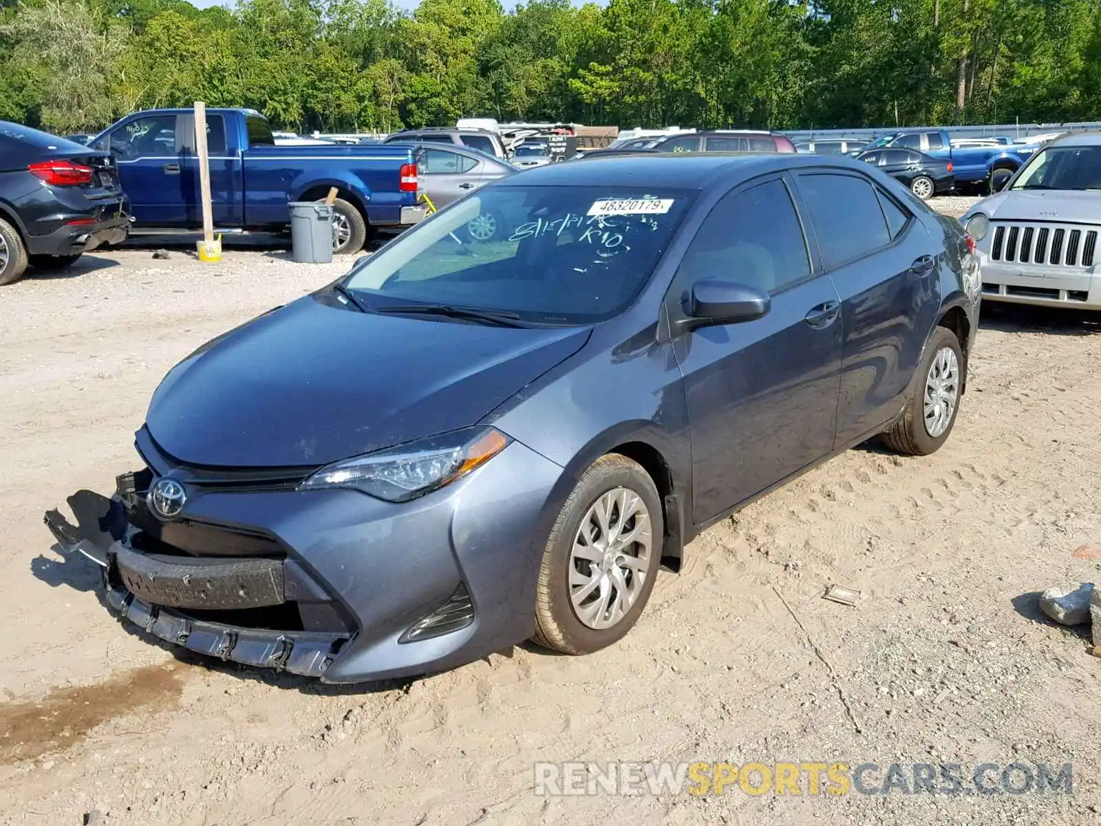 2 Photograph of a damaged car 2T1BURHE6KC166873 TOYOTA COROLLA 2019